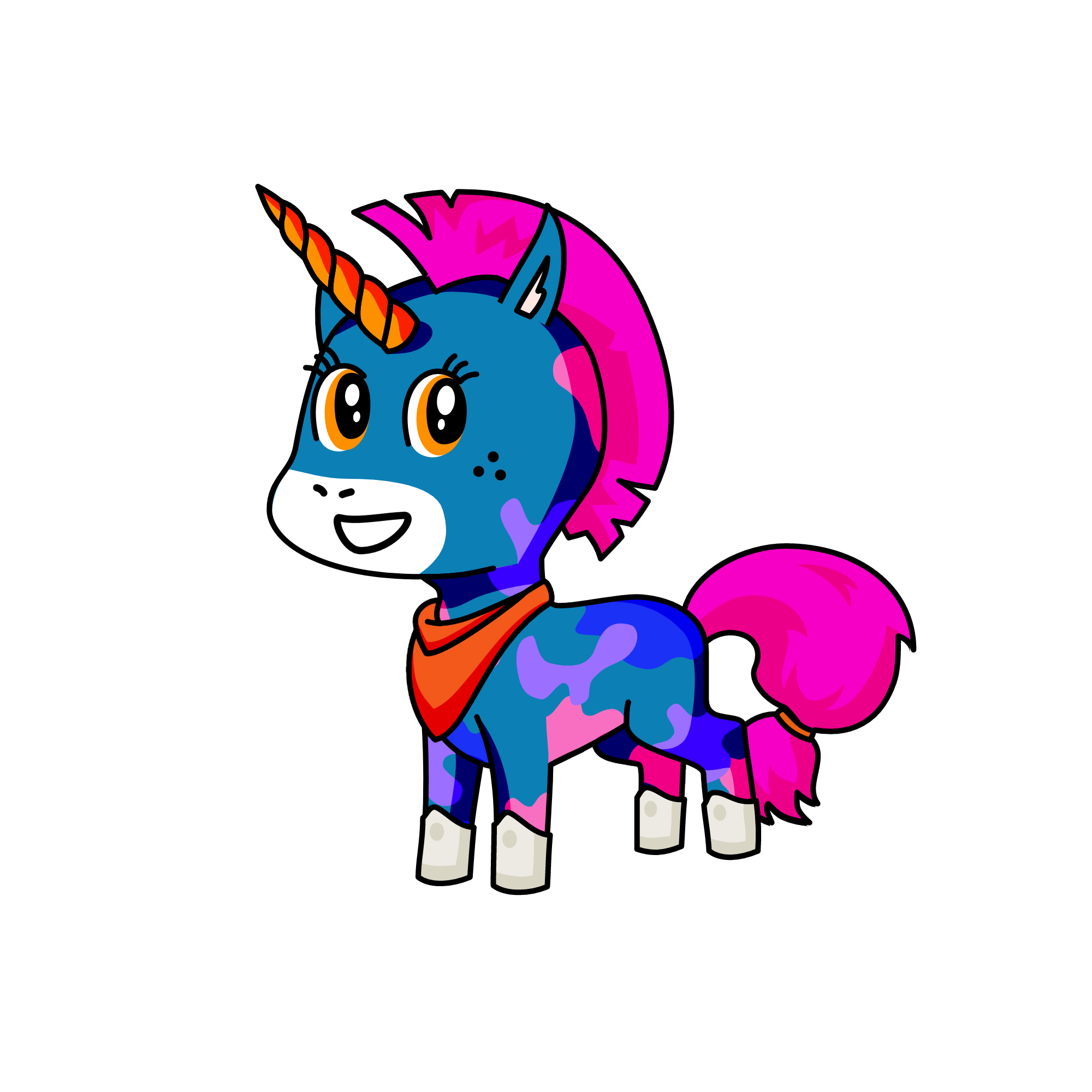 j in, the unicorn