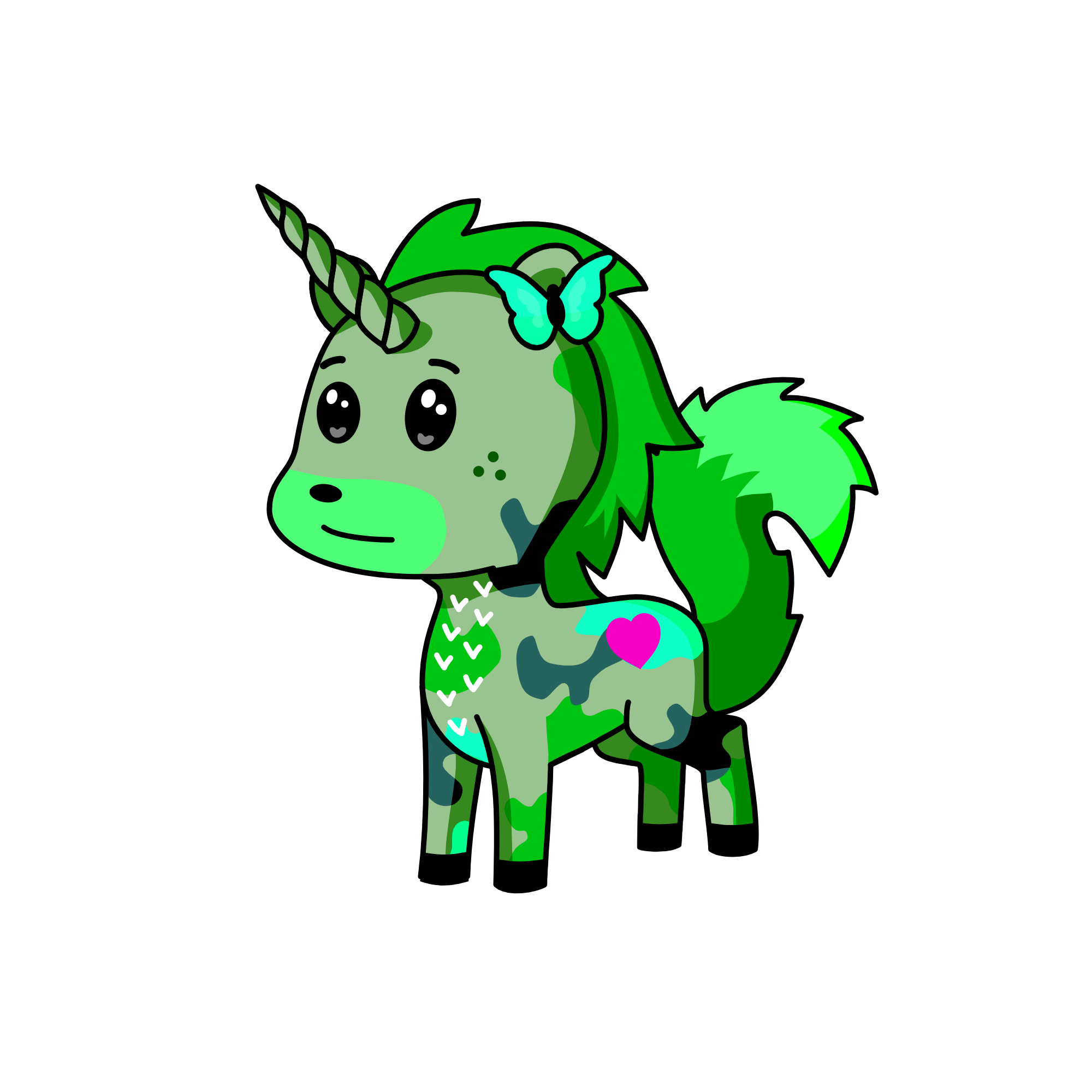 Deku as a Unicorn, the unicorn