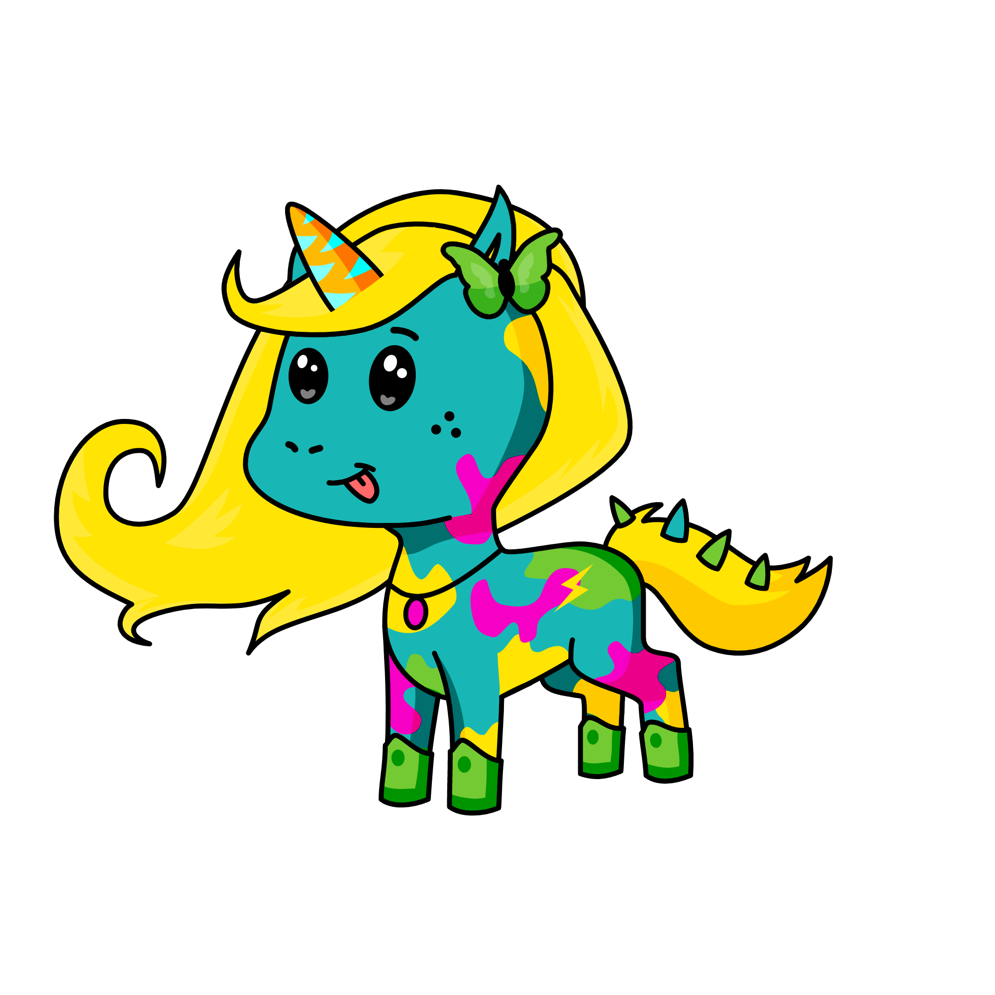 yeelow, the unicorn