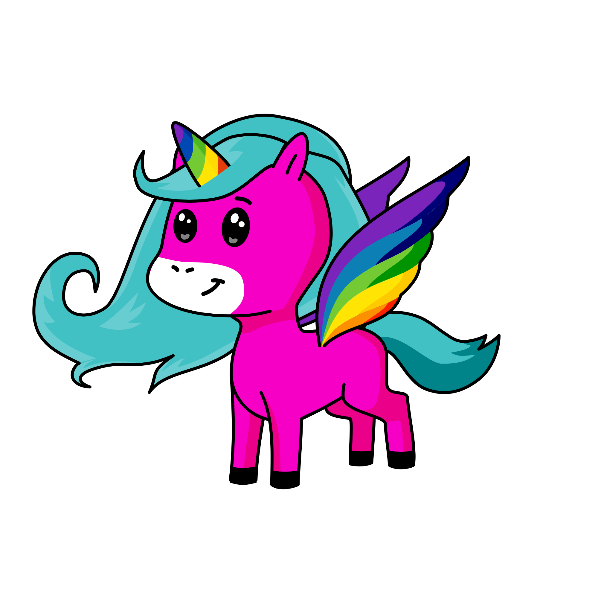Candy, the unicorn