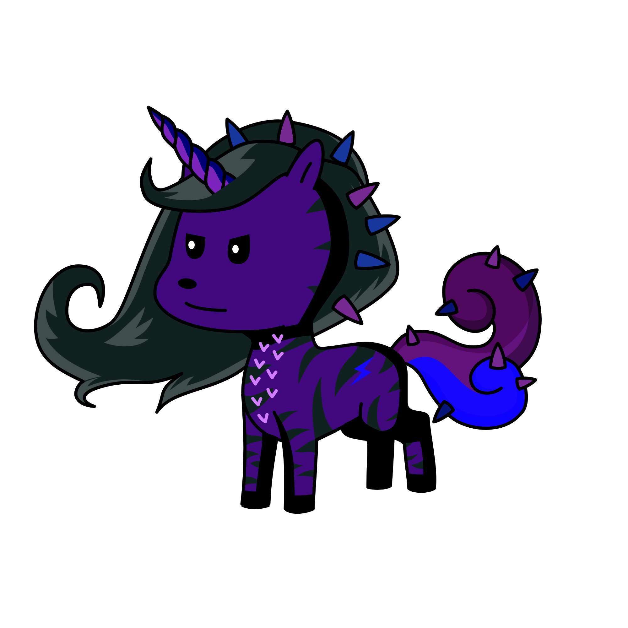 goth, the unicorn
