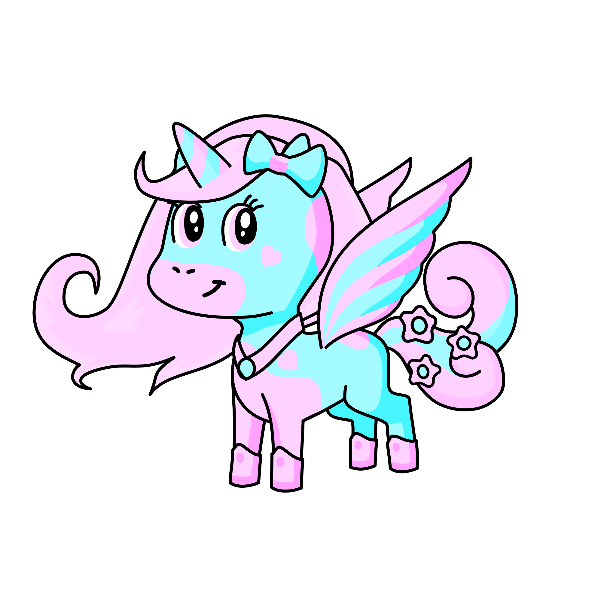 Cotton candy, the unicorn