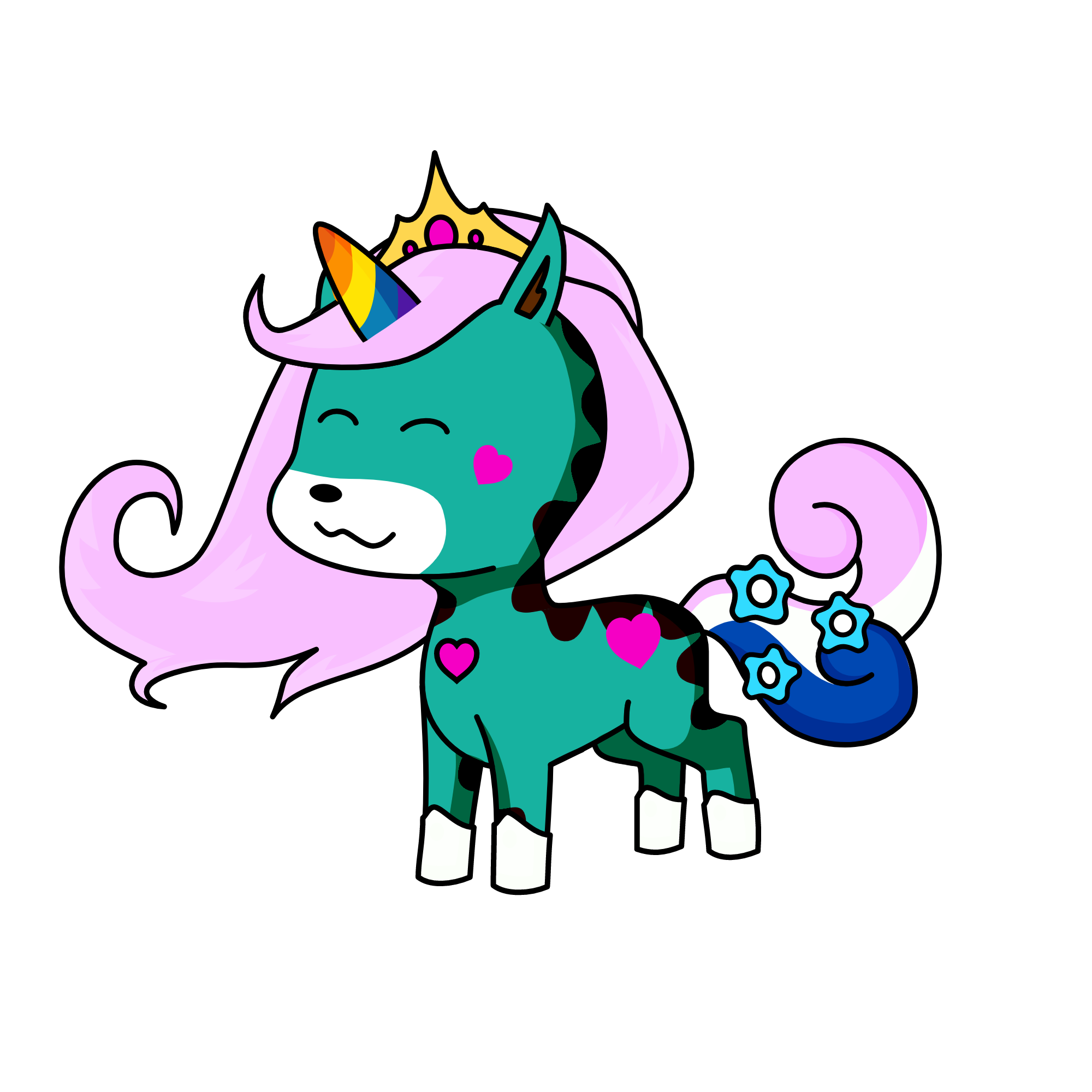 Royal, the unicorn