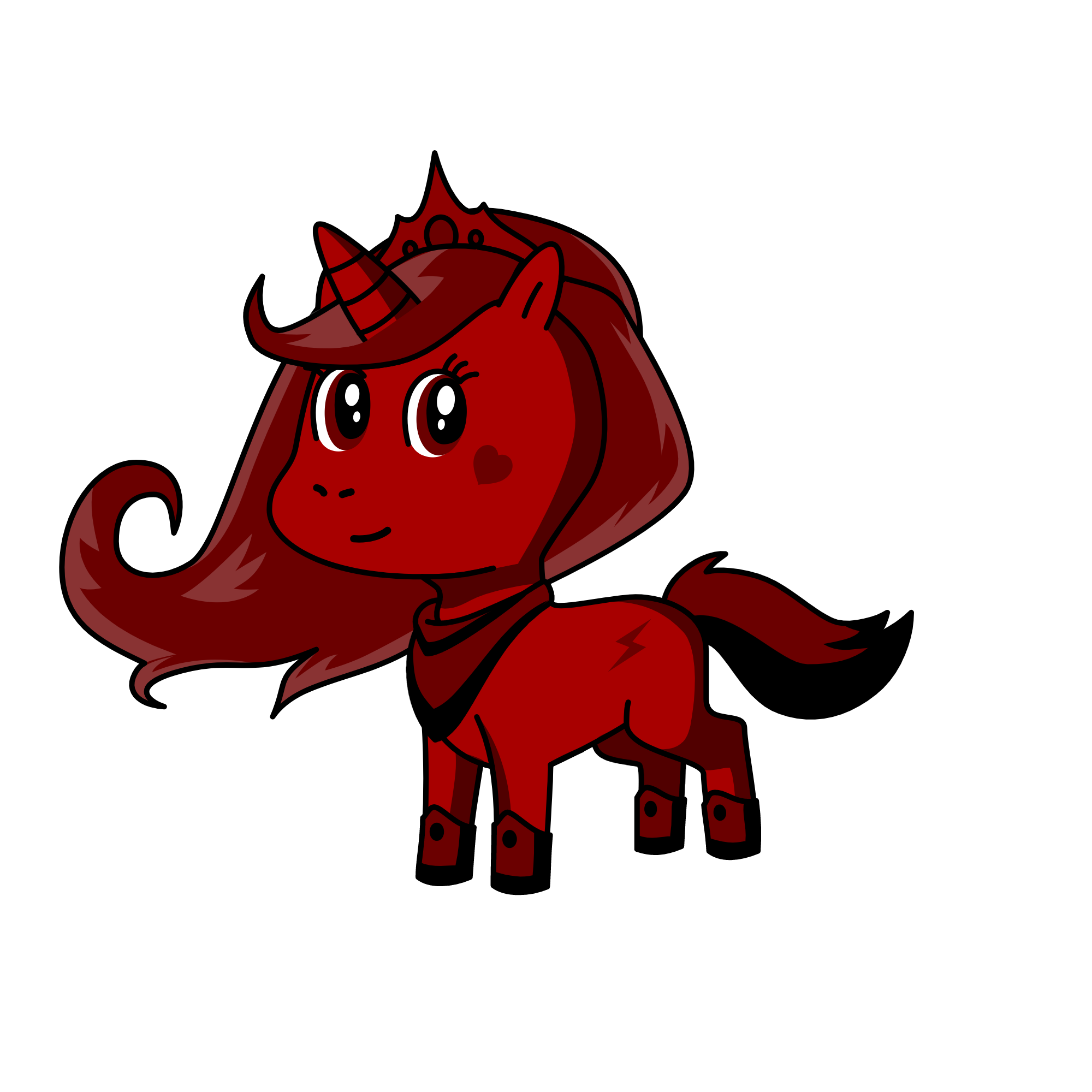 Brownie, the unicorn