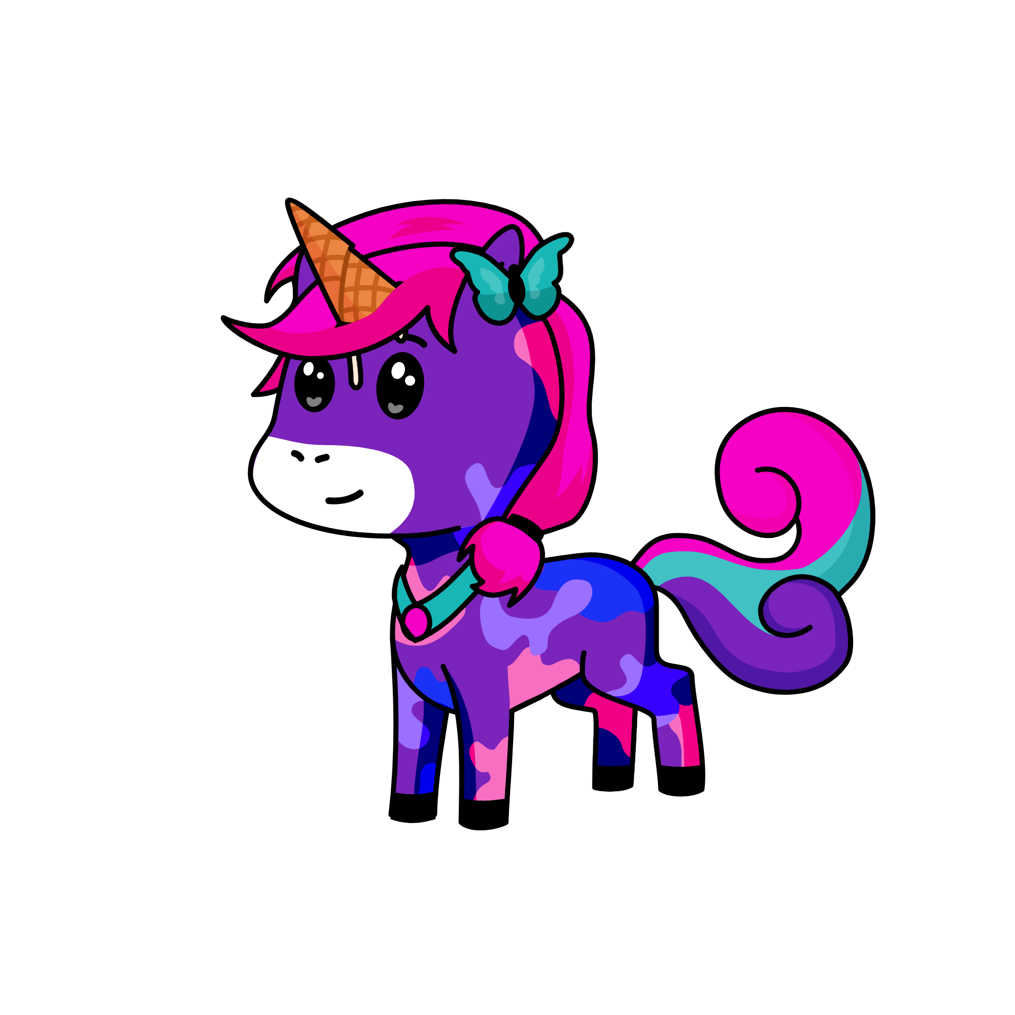 Candy, the unicorn