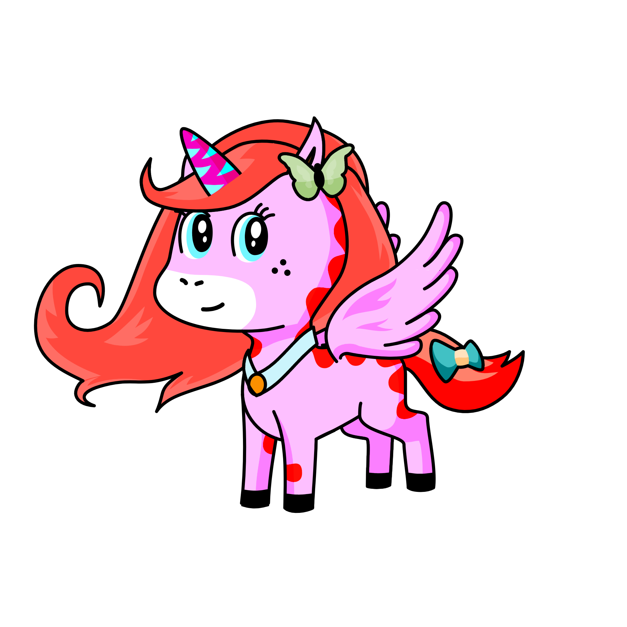 pine we doma, the unicorn