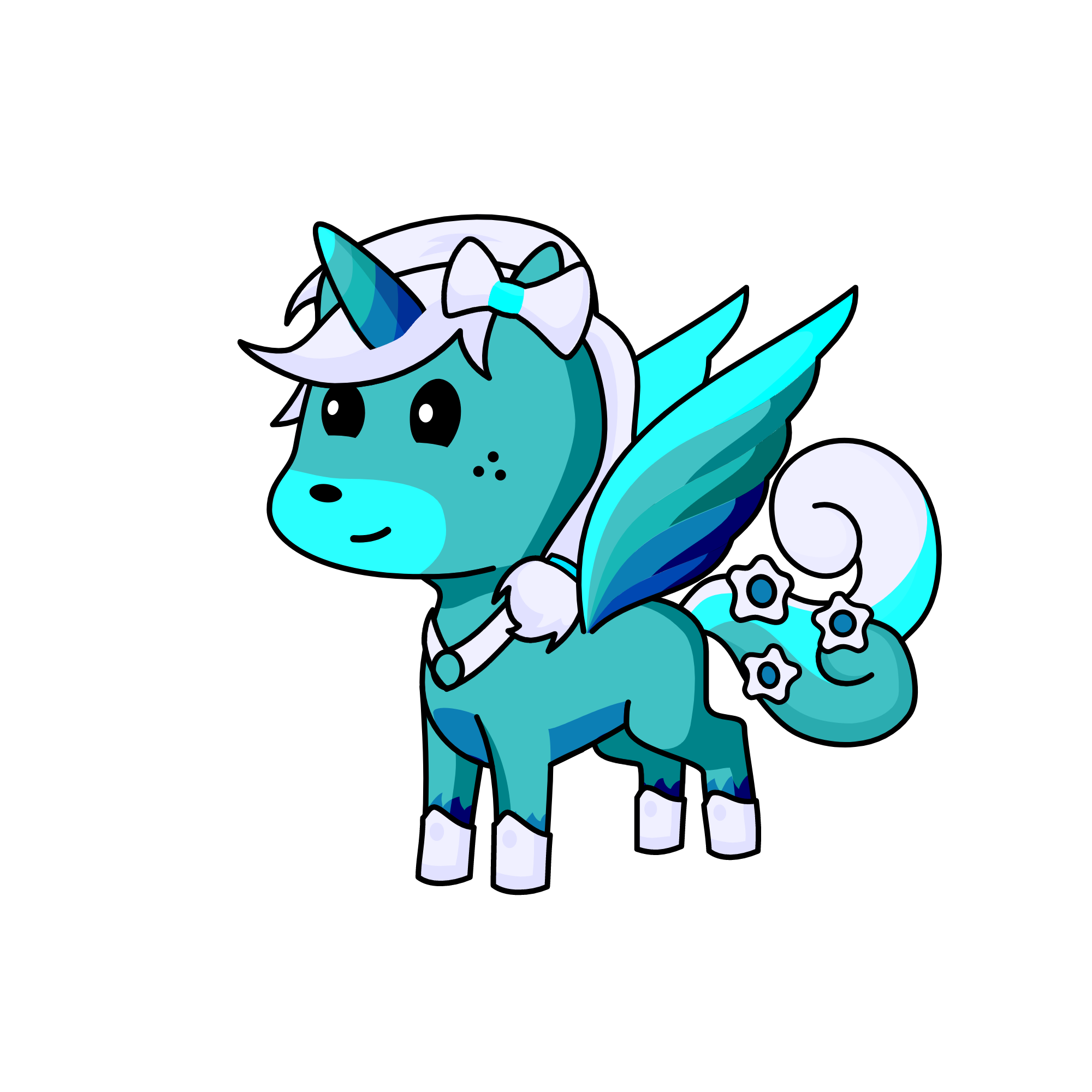Frosty, the unicorn