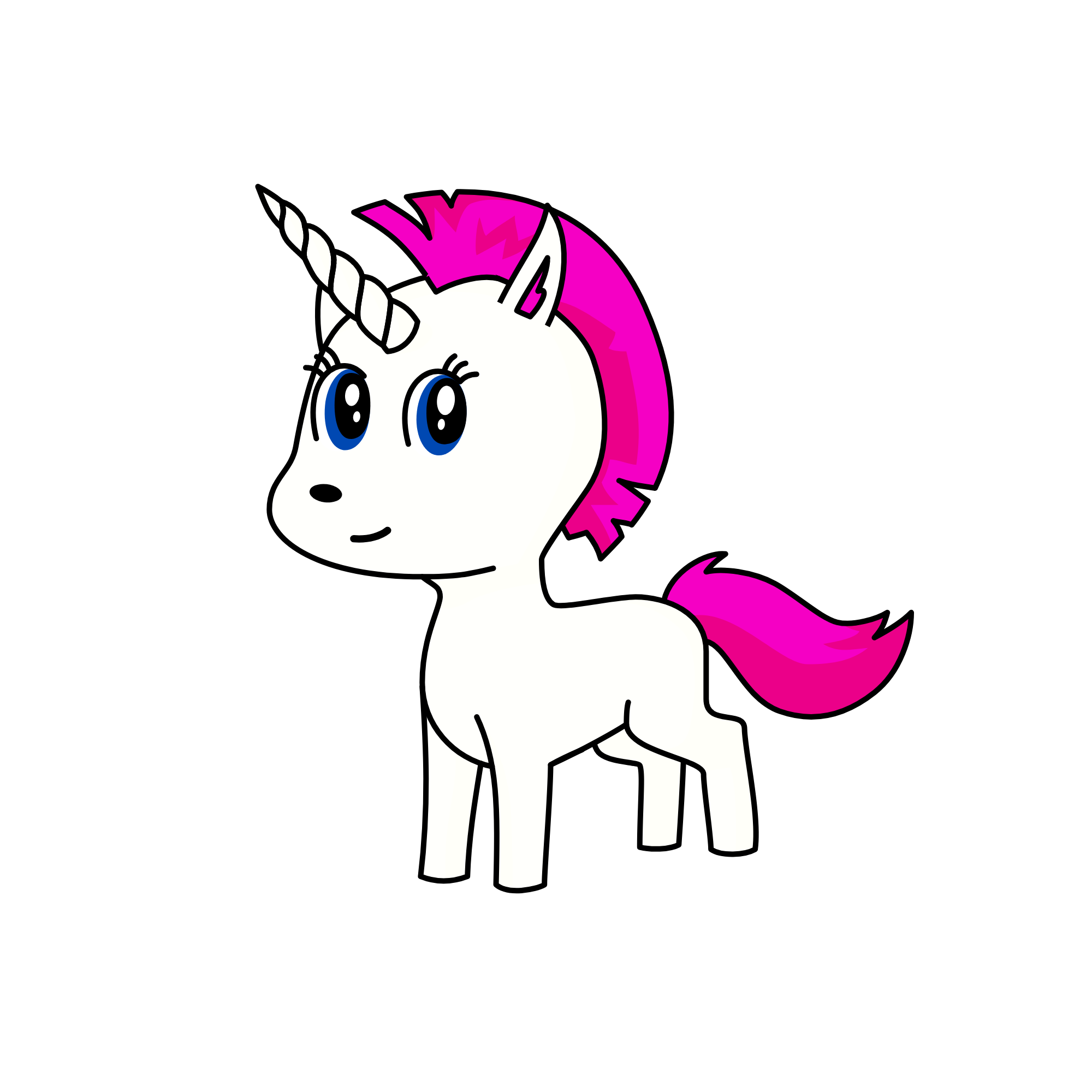 Vivi-cat, the unicorn