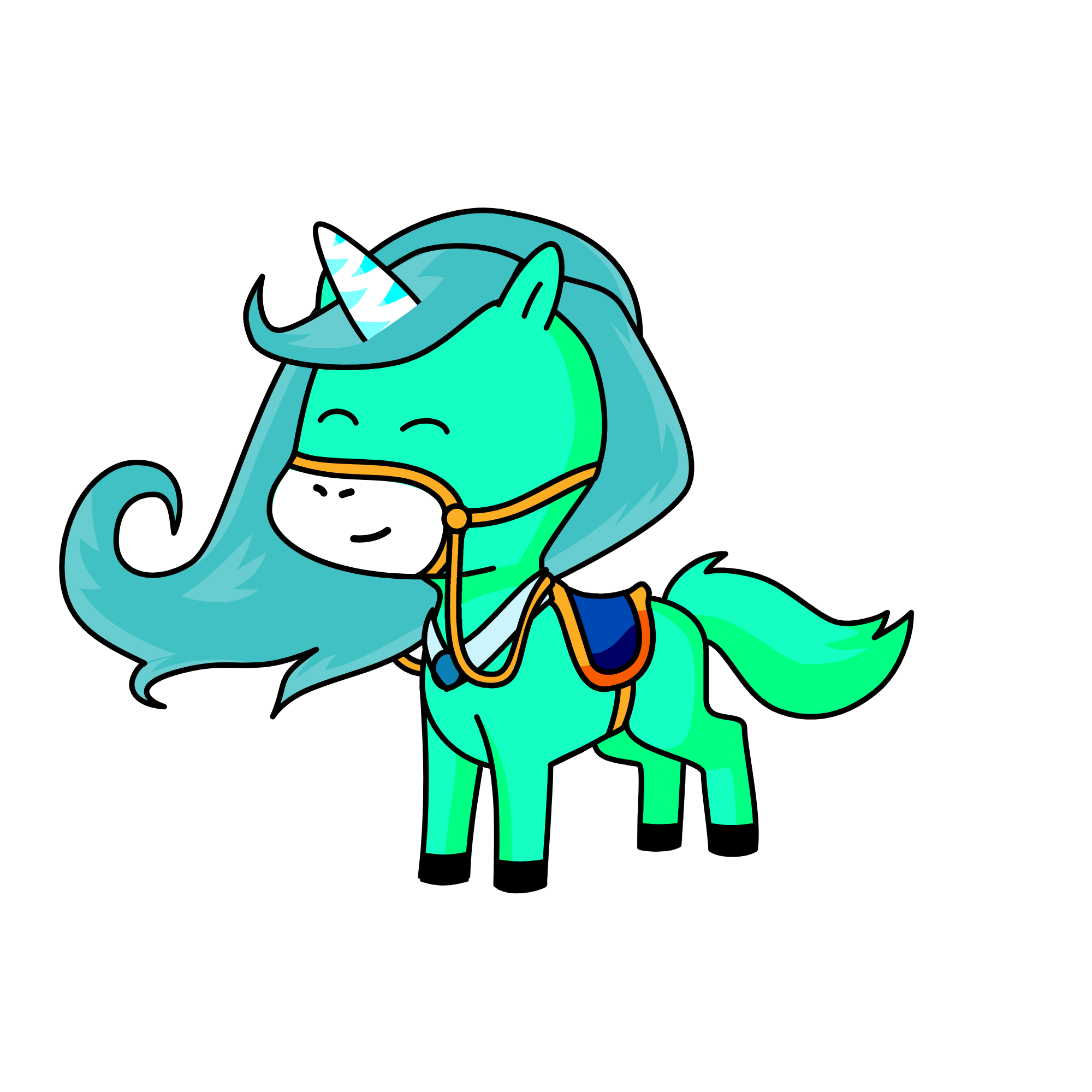 Snowy, the unicorn