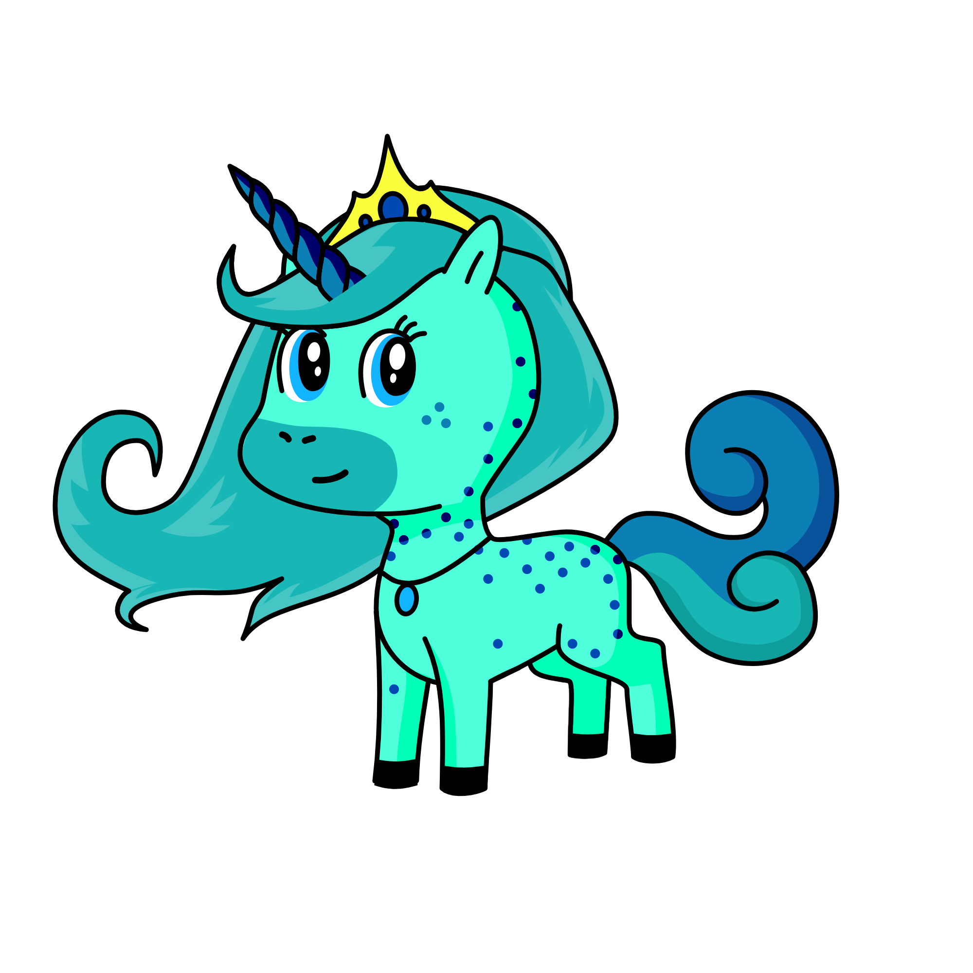 Aqua, the unicorn