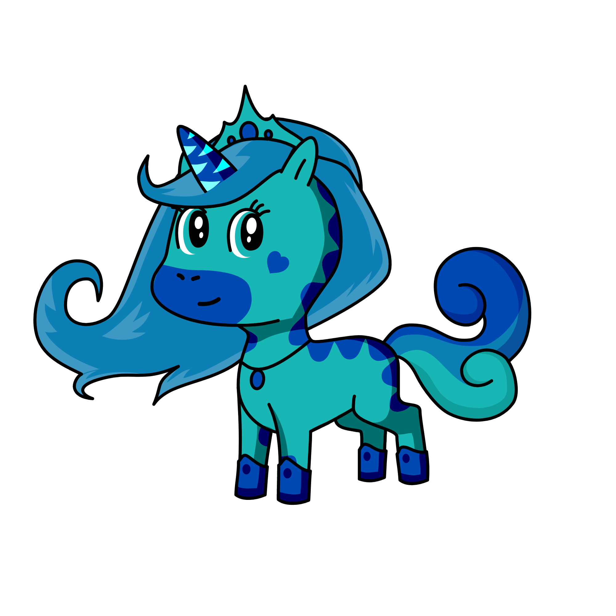 Ice Cyristal, the unicorn