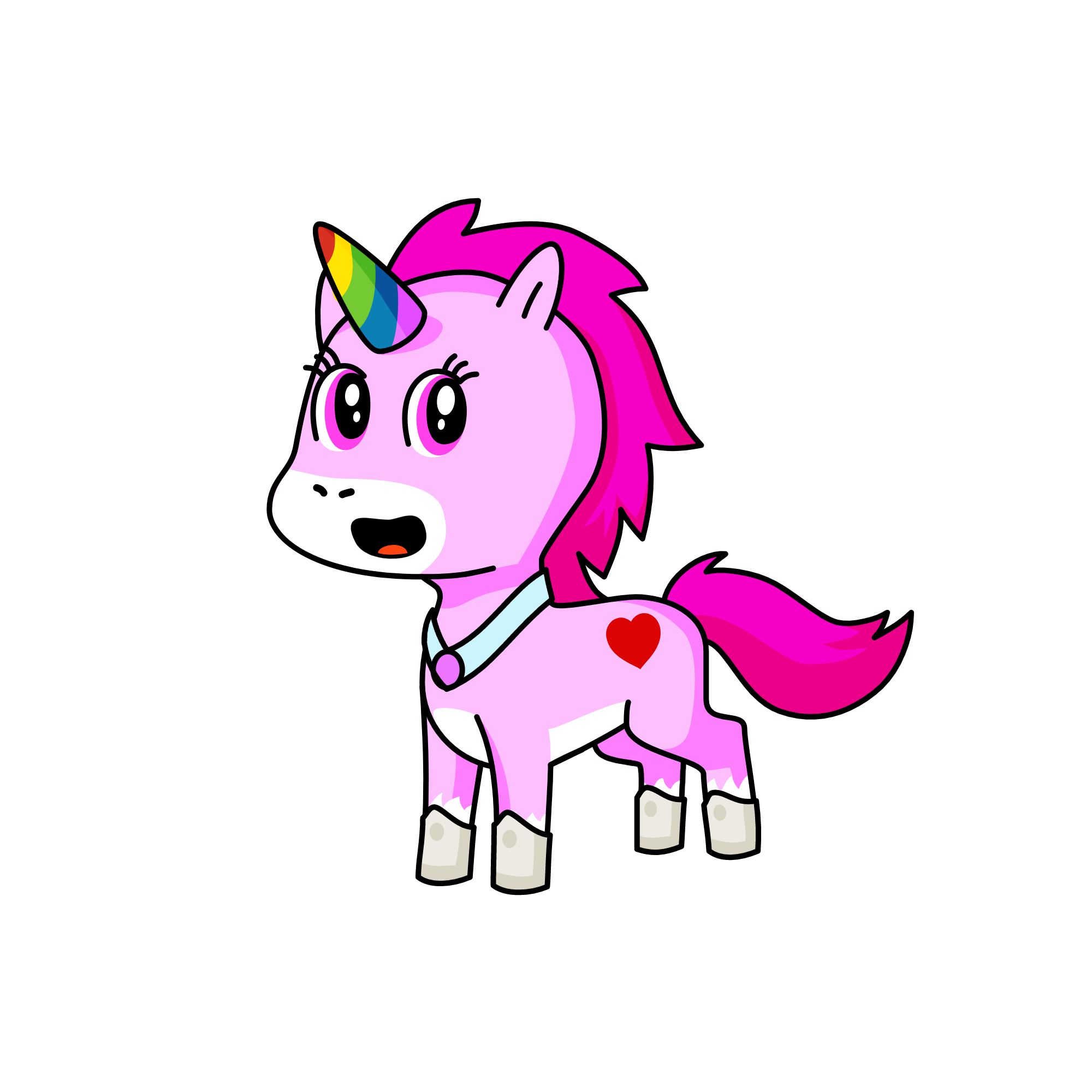 ms. fluffy, the unicorn