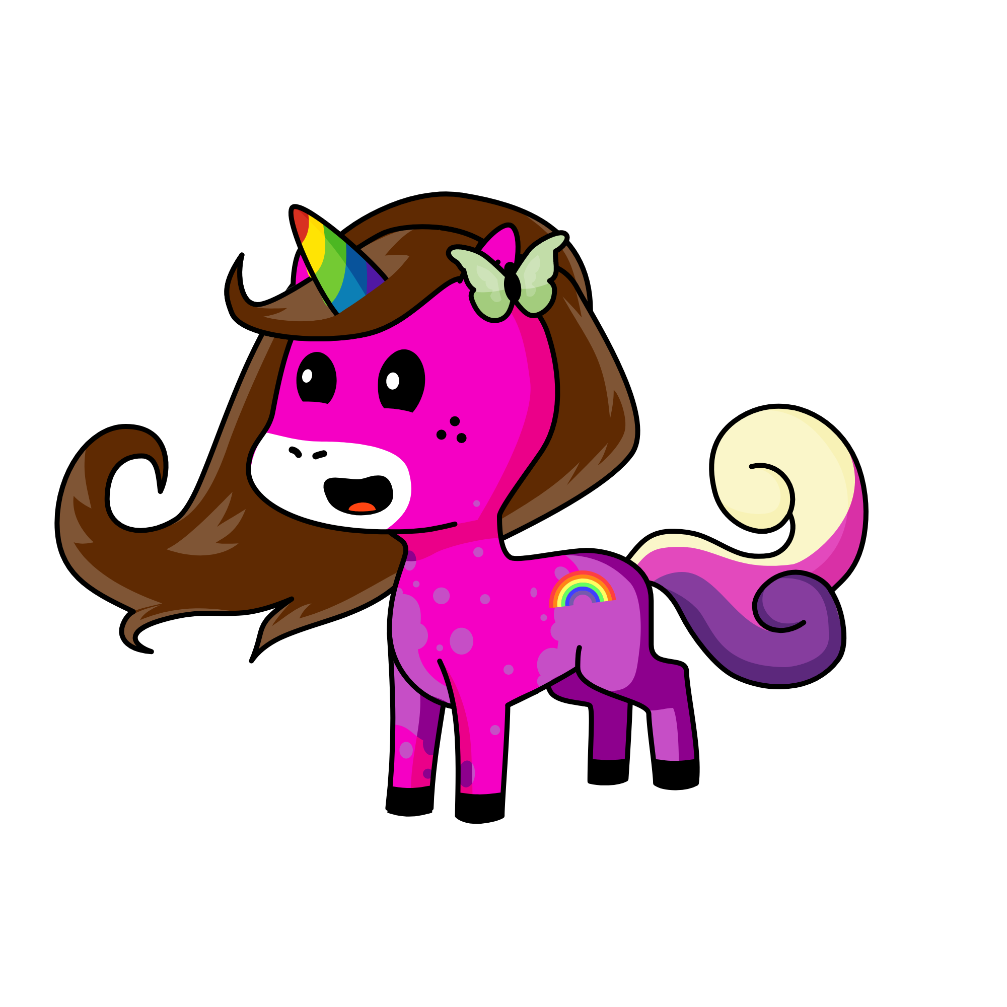 Pinky, the unicorn