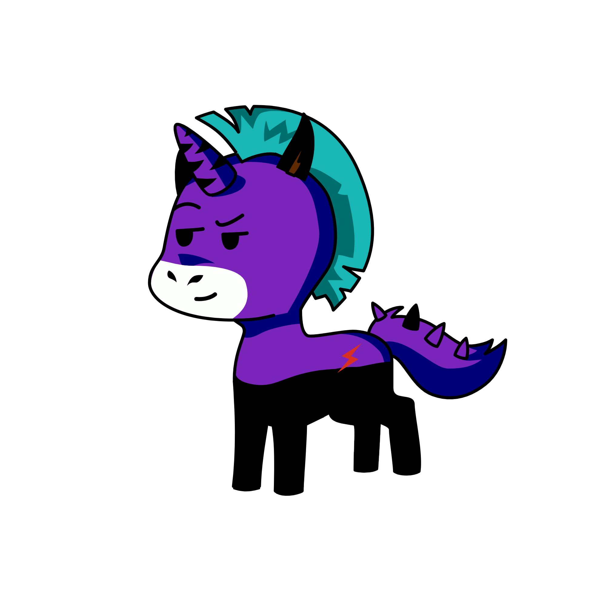 Dark magic , the unicorn