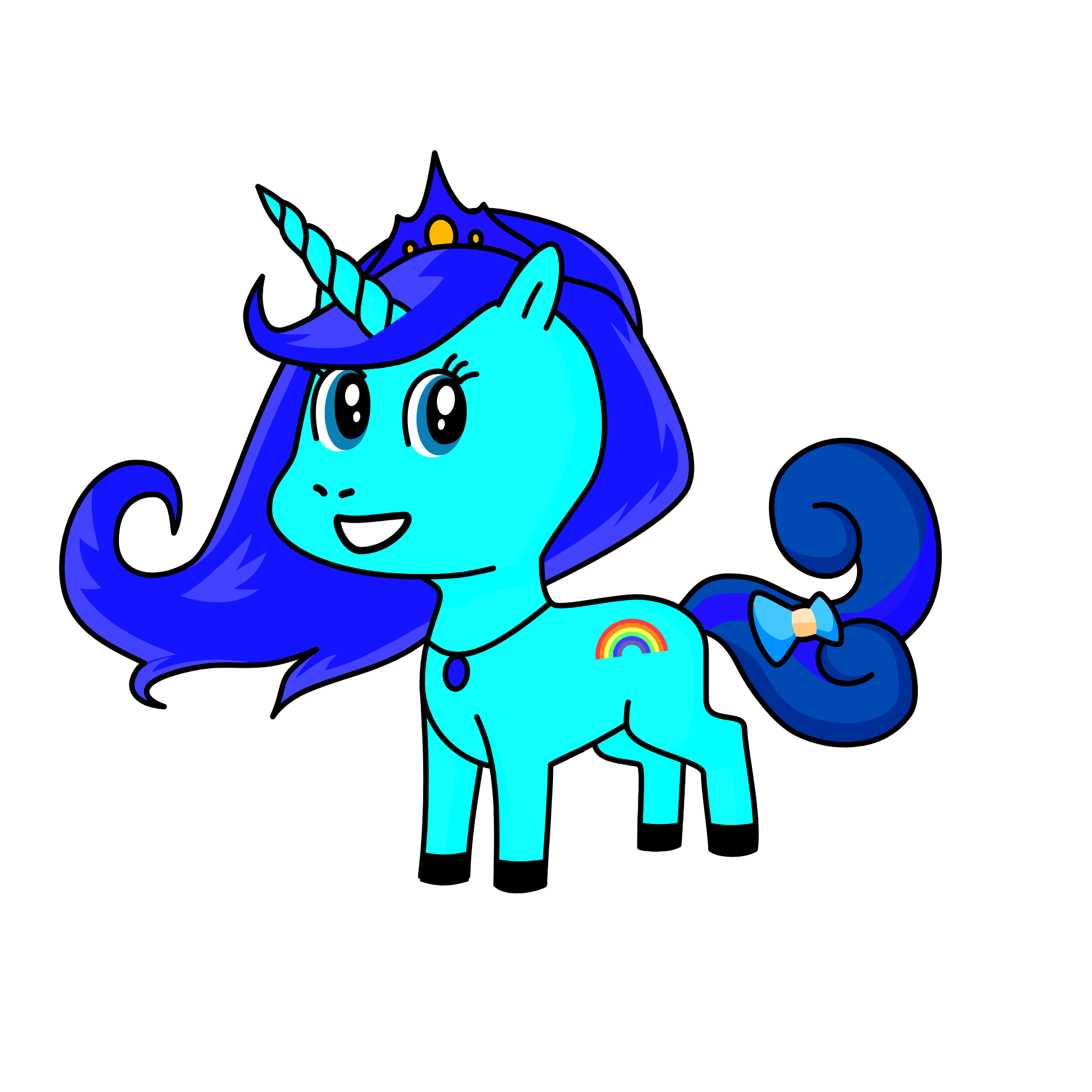 Ultra-Ice Girl, the unicorn