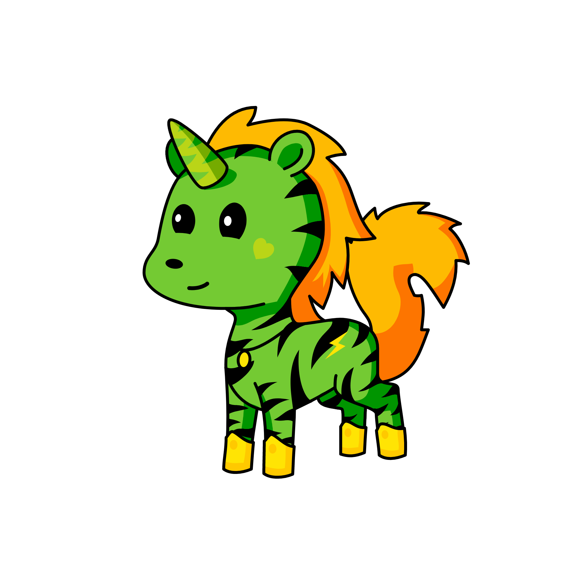 Limey, the unicorn