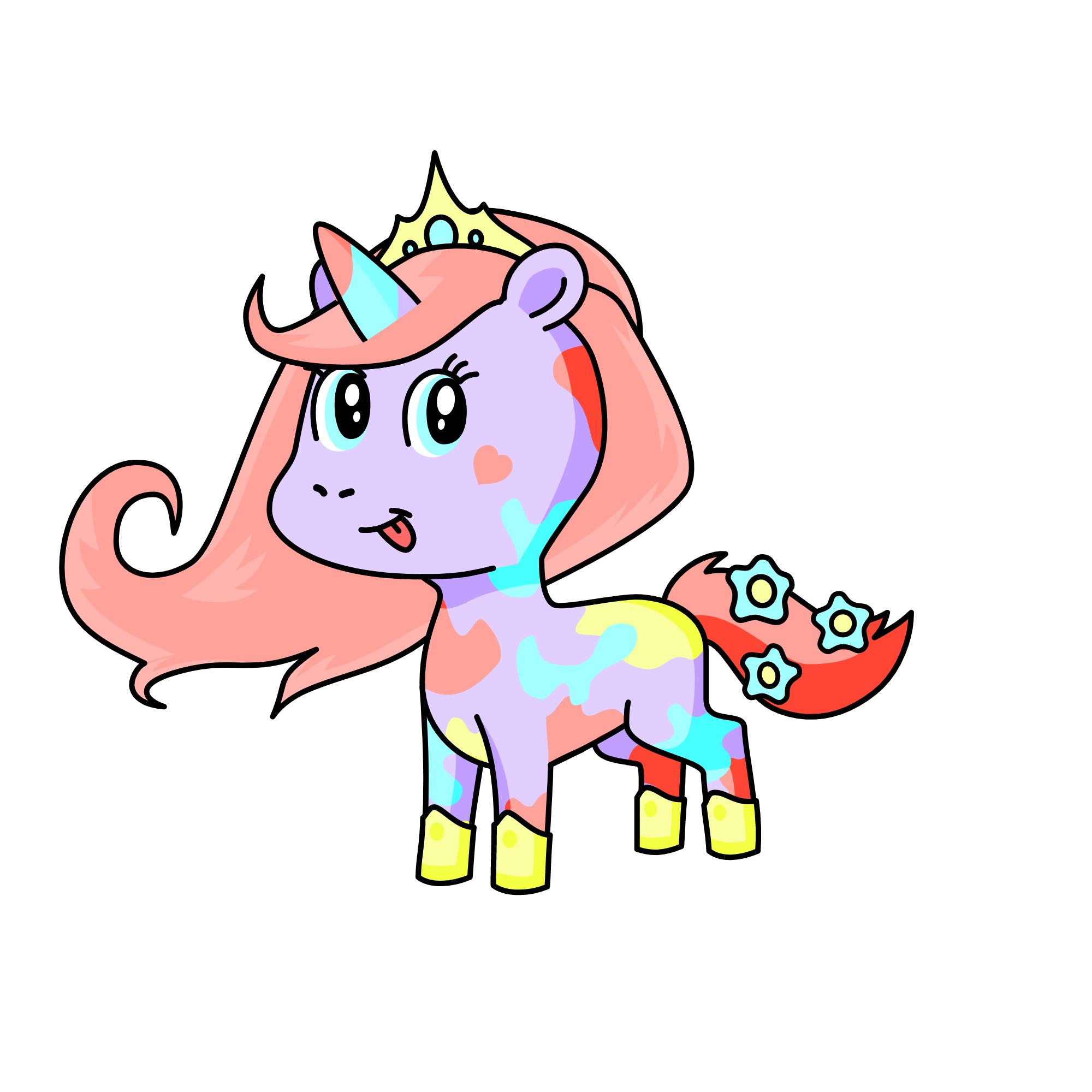 Pastel, the unicorn