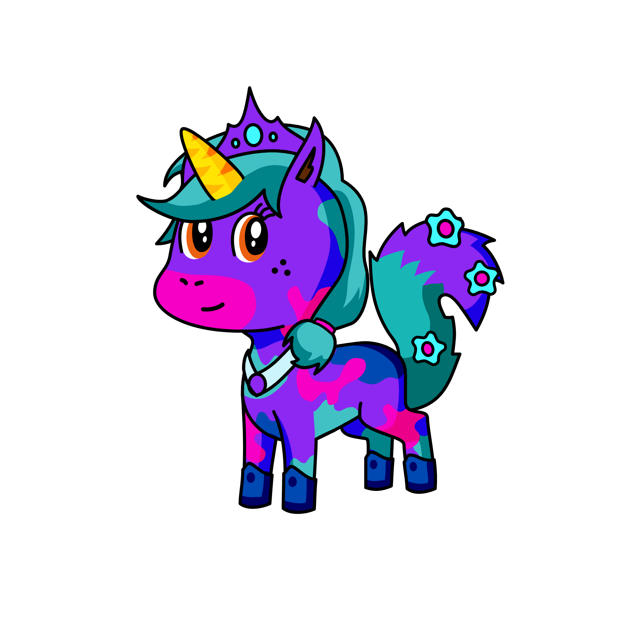 Princess Snow Strom, the unicorn
