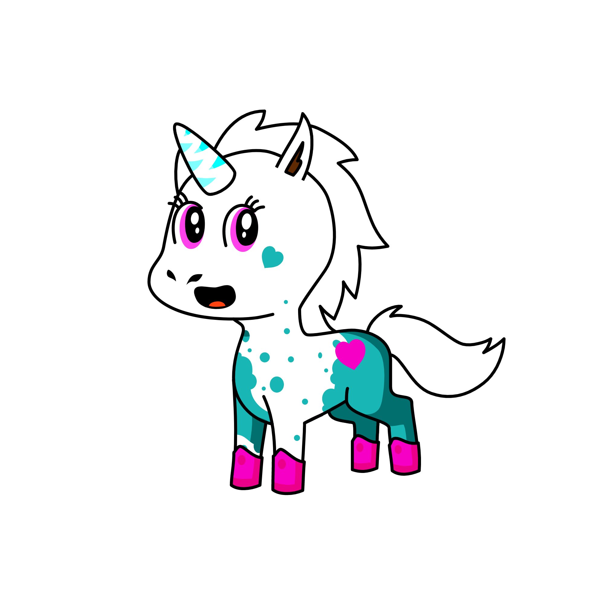 cotton candy , the unicorn