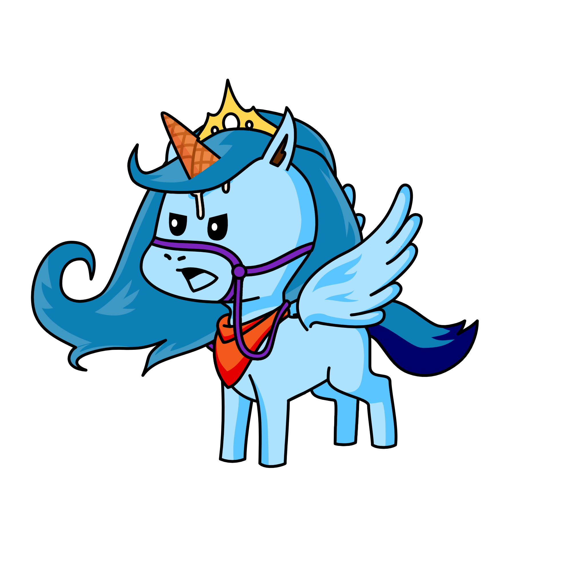 snowy, the unicorn