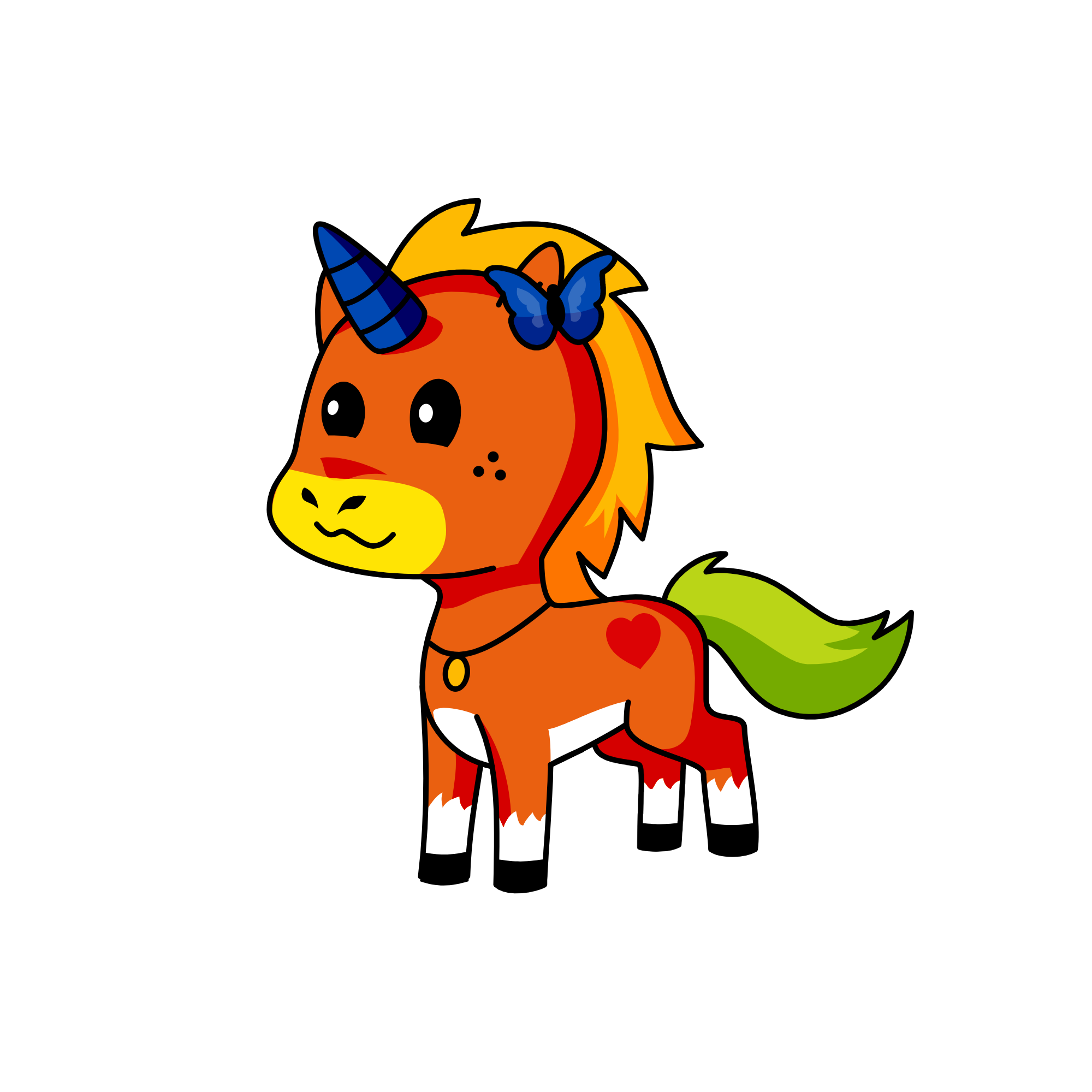 Invisible, the unicorn