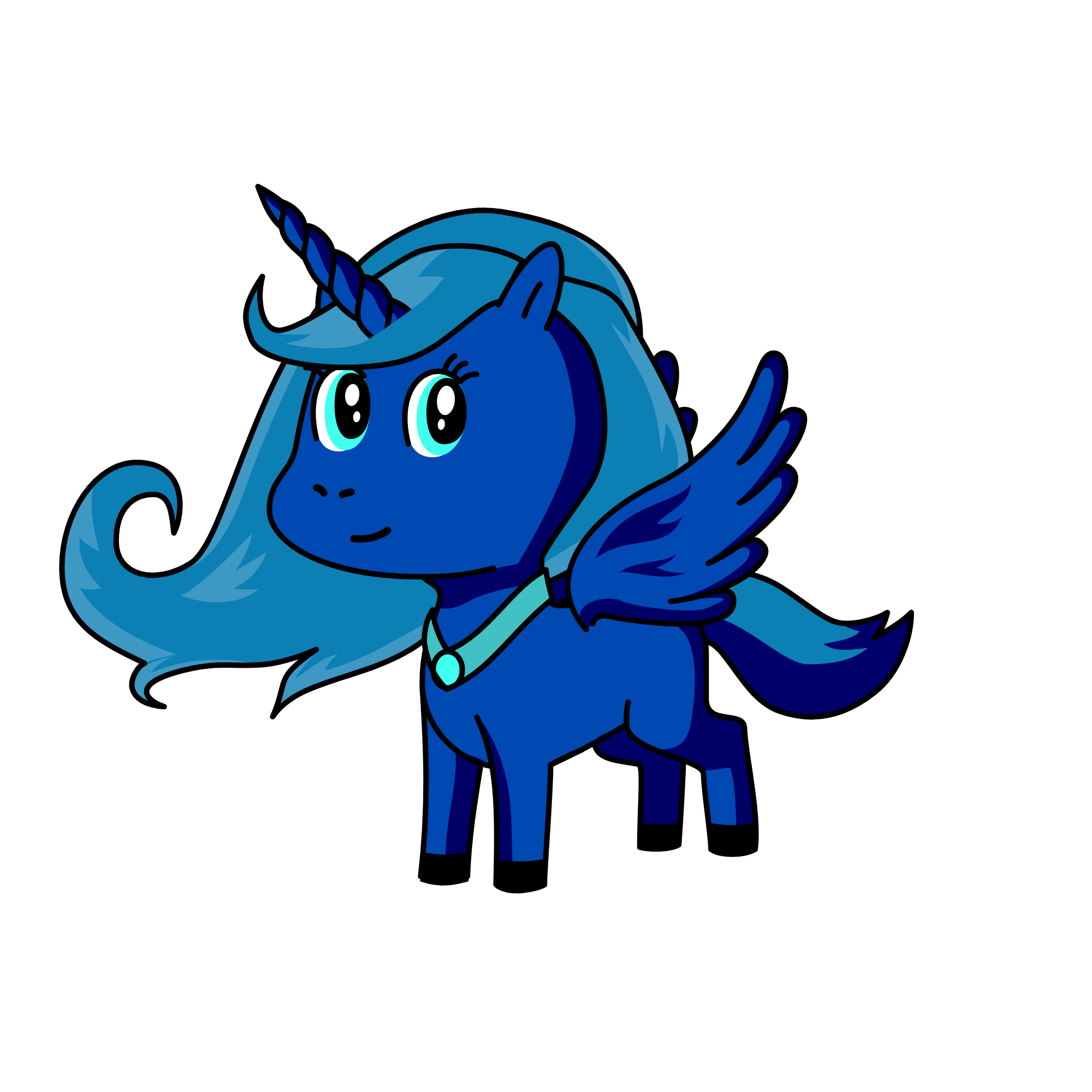luni, the unicorn