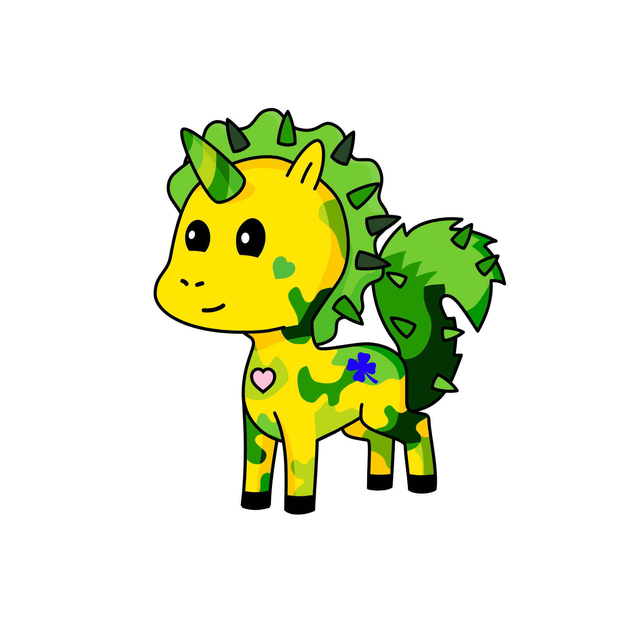Soldier time, the unicorn