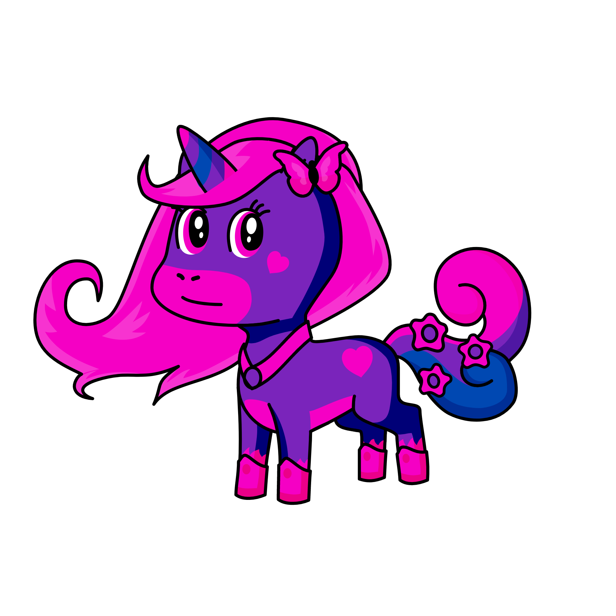 Midnight, the unicorn