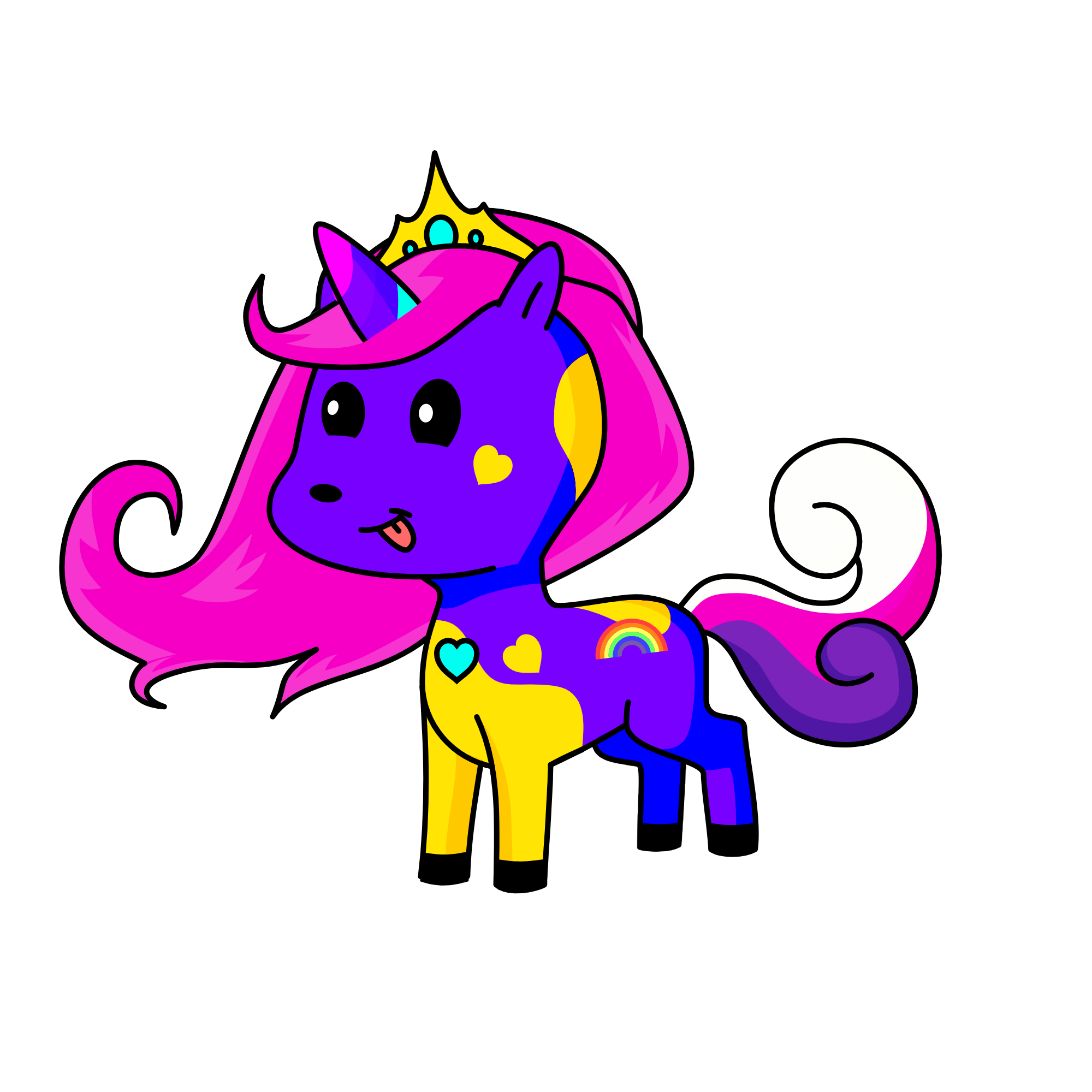 Pastel, the unicorn