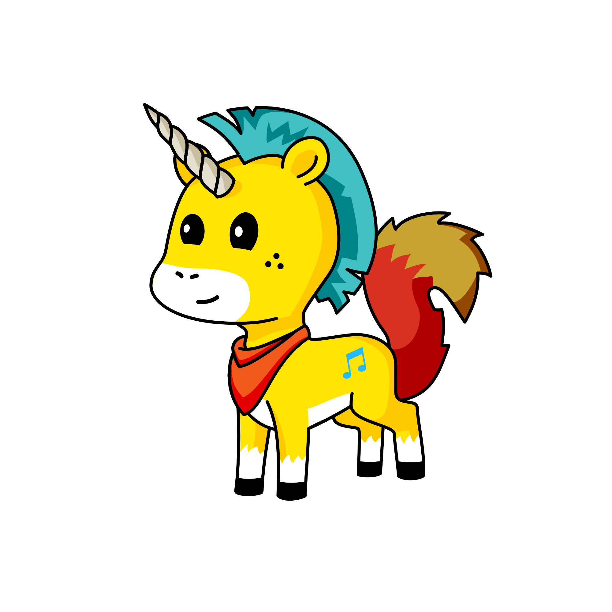 gaga, the unicorn