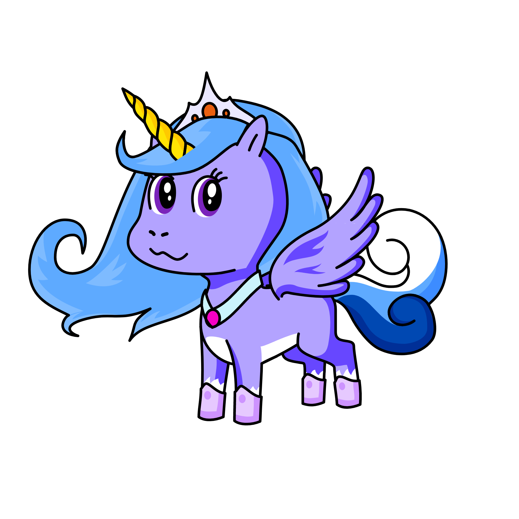 cotten candy , the unicorn