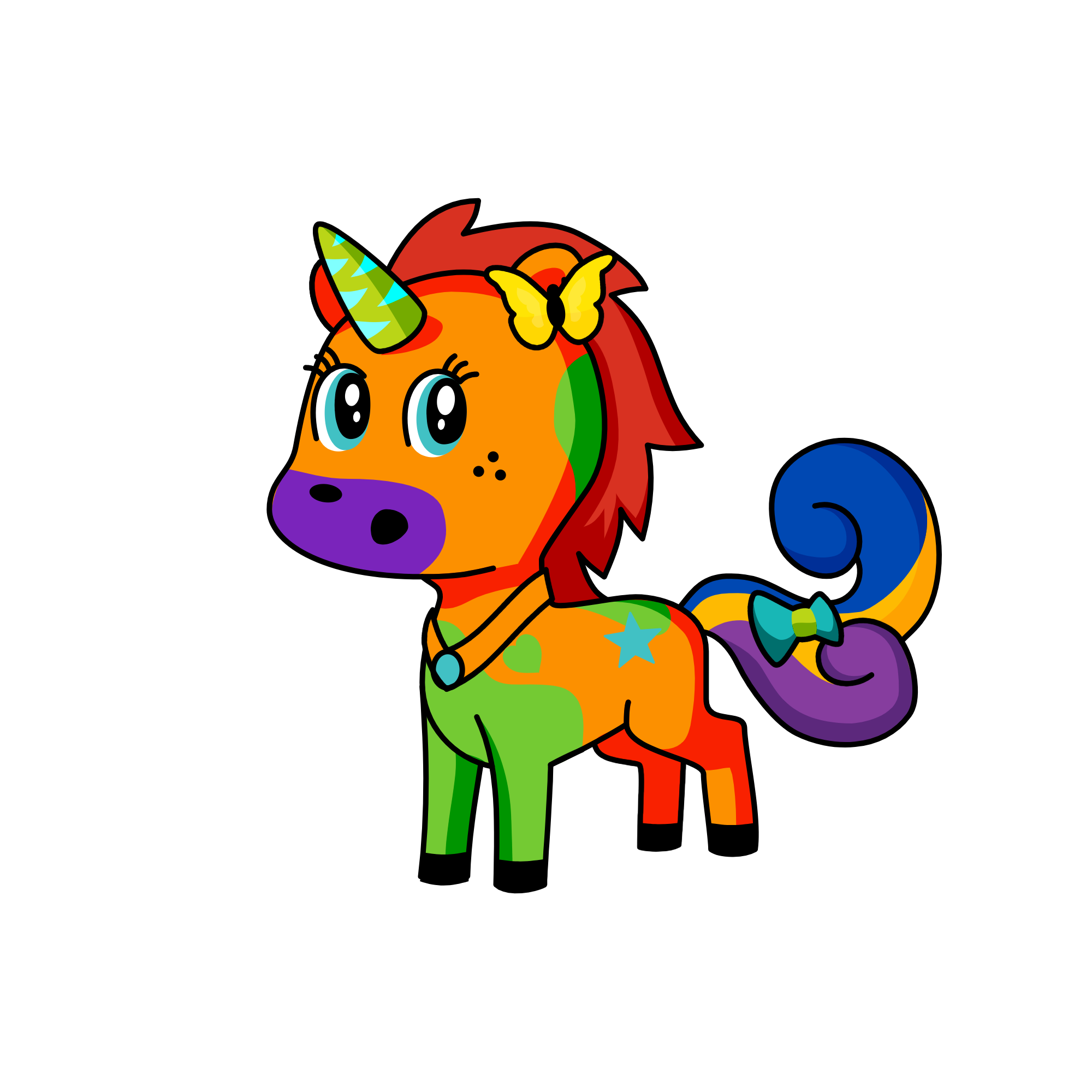 LOVELY UNICORN BABY, the unicorn