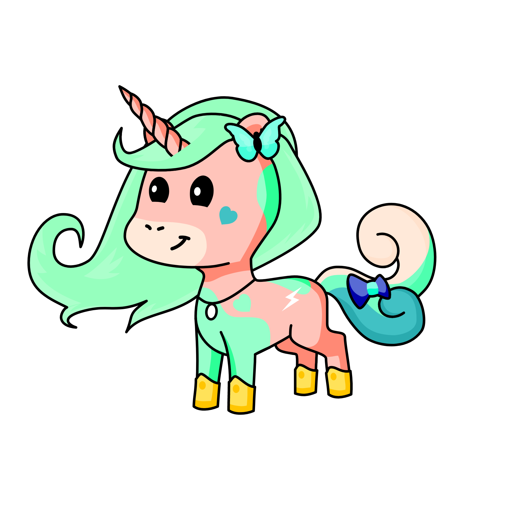 Rose, the unicorn