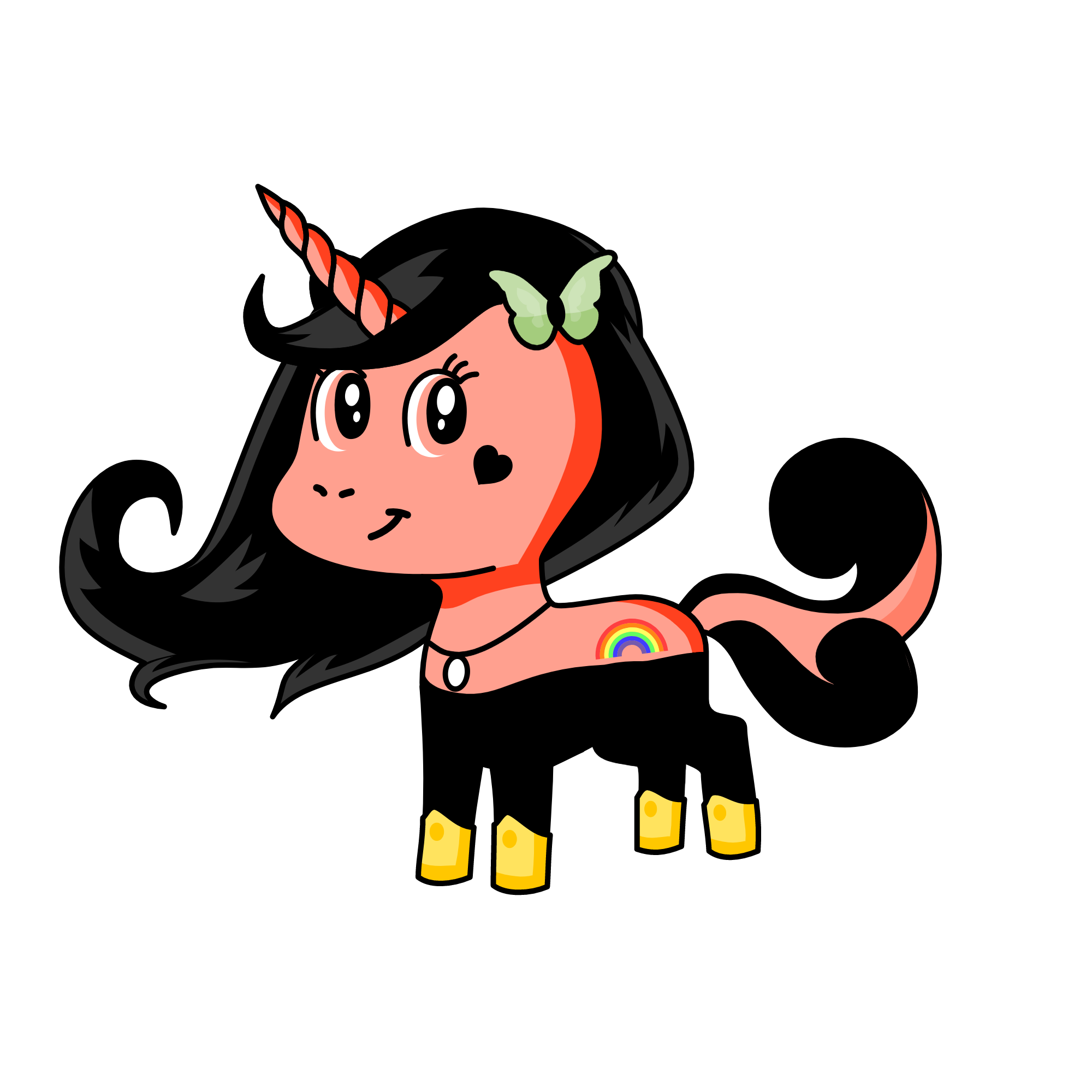 Bubblegum, the unicorn