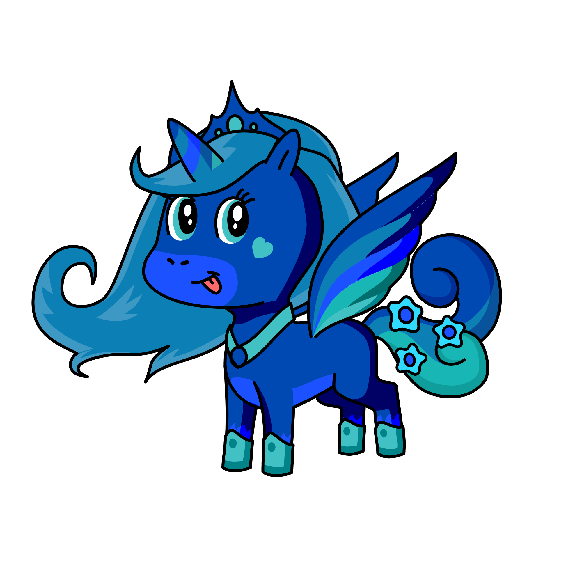 Water Diamond, the unicorn