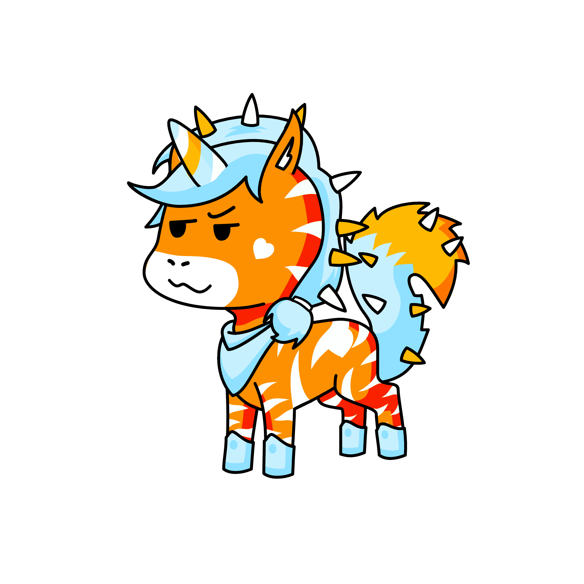 Spike, the unicorn