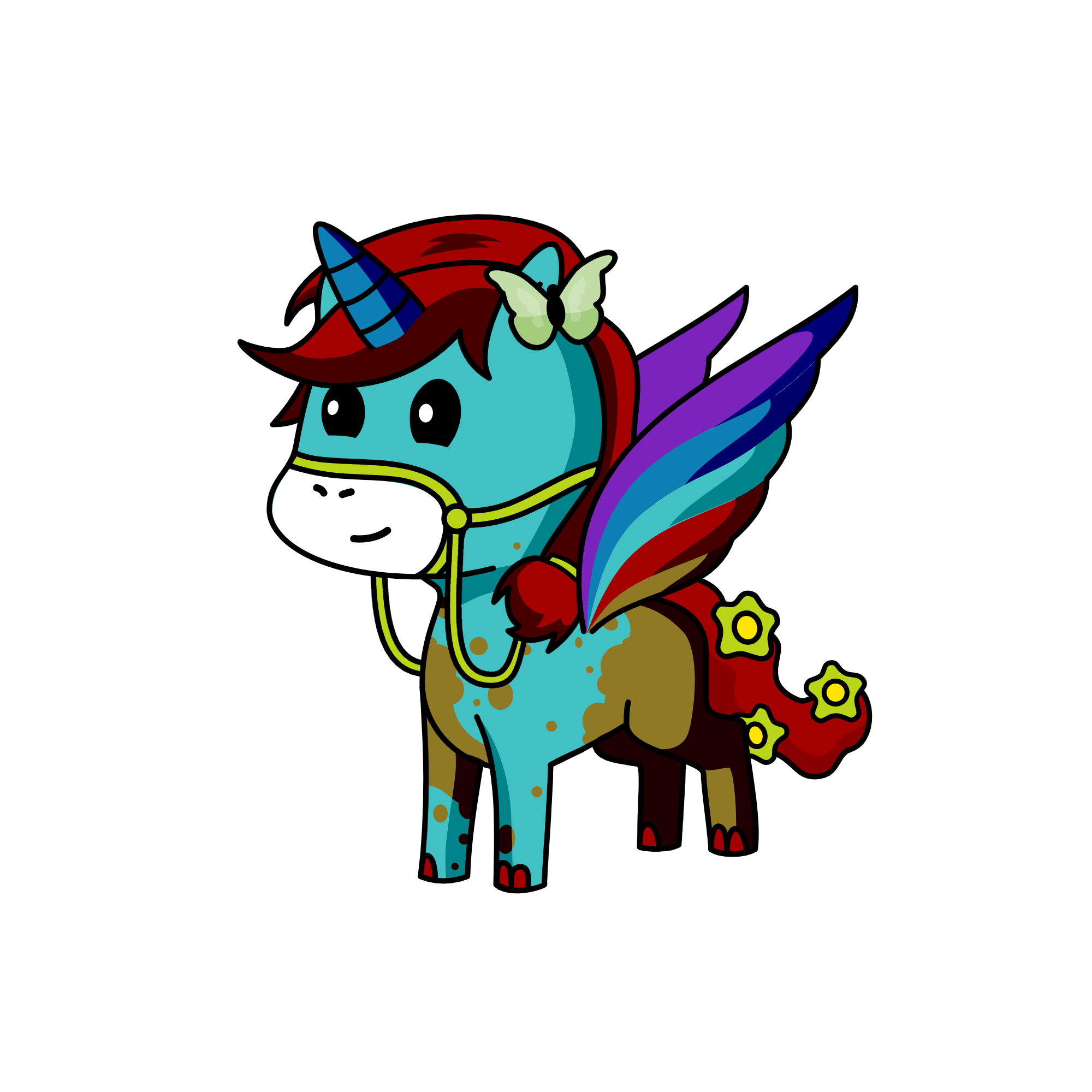 wow she is one hard working unicorn( strawberry), the unicorn