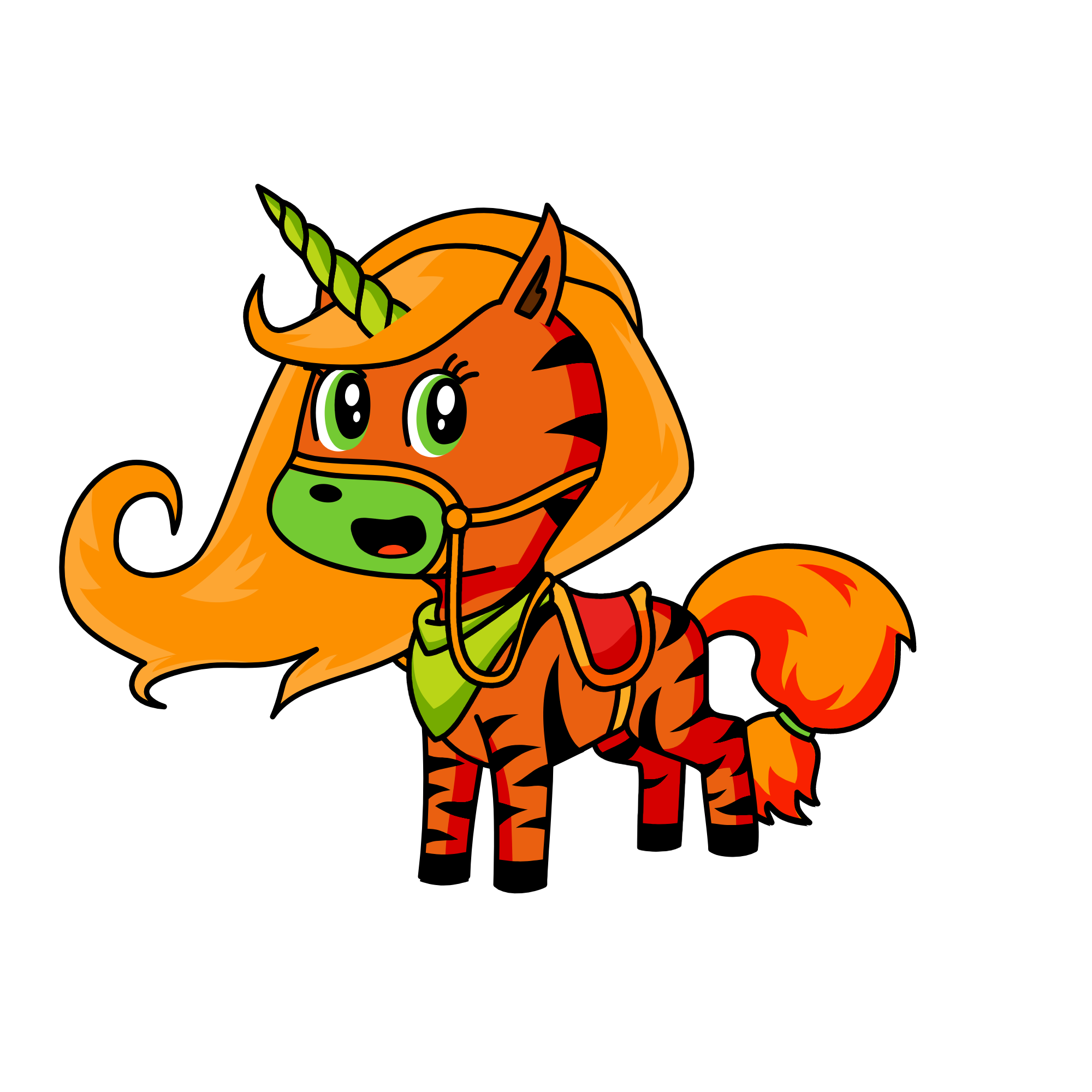Carrot, the unicorn