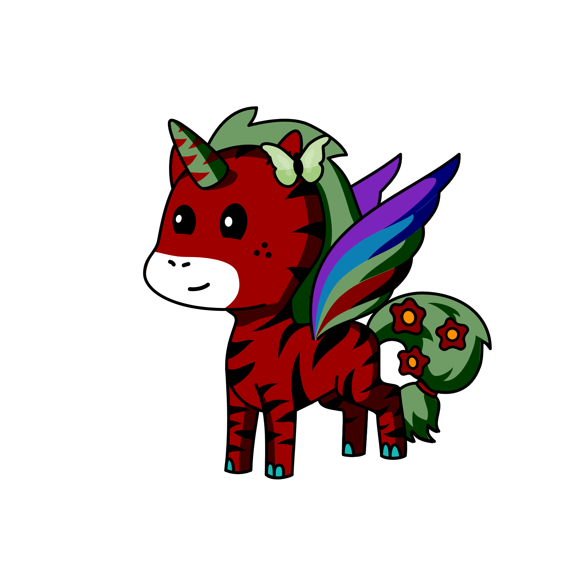 Strawberry's sister, the unicorn