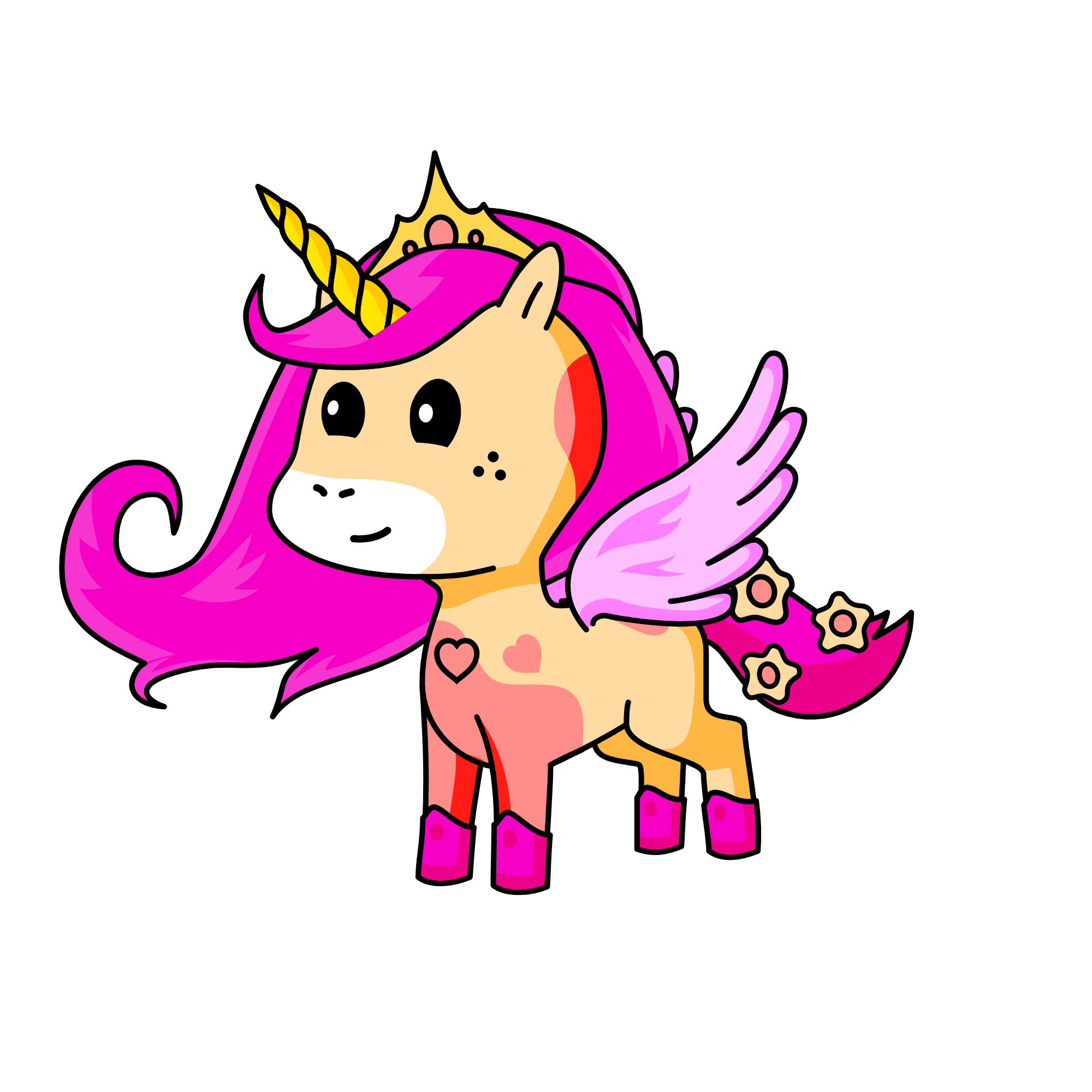 Strawberry's cousin , the unicorn