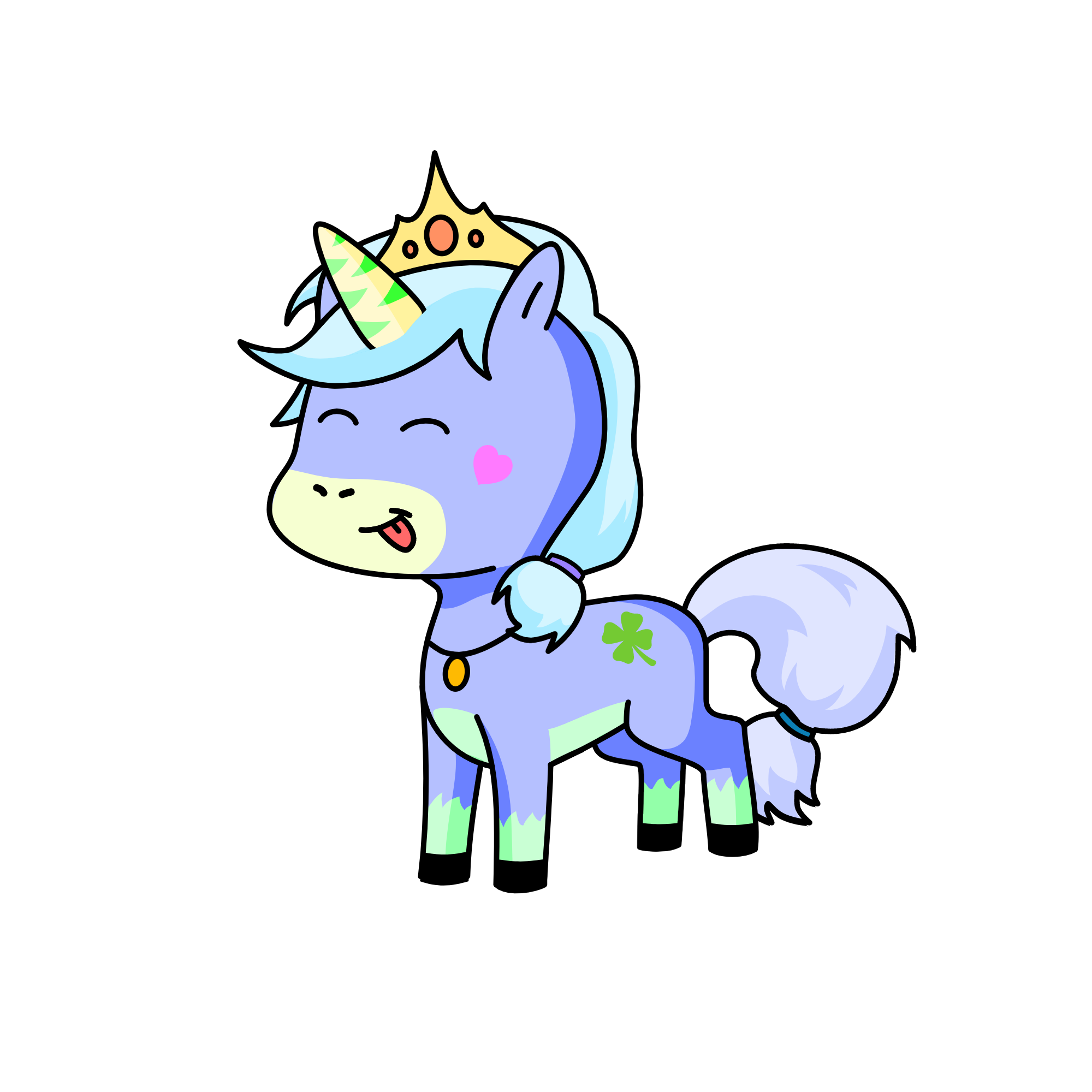 snowy, the unicorn