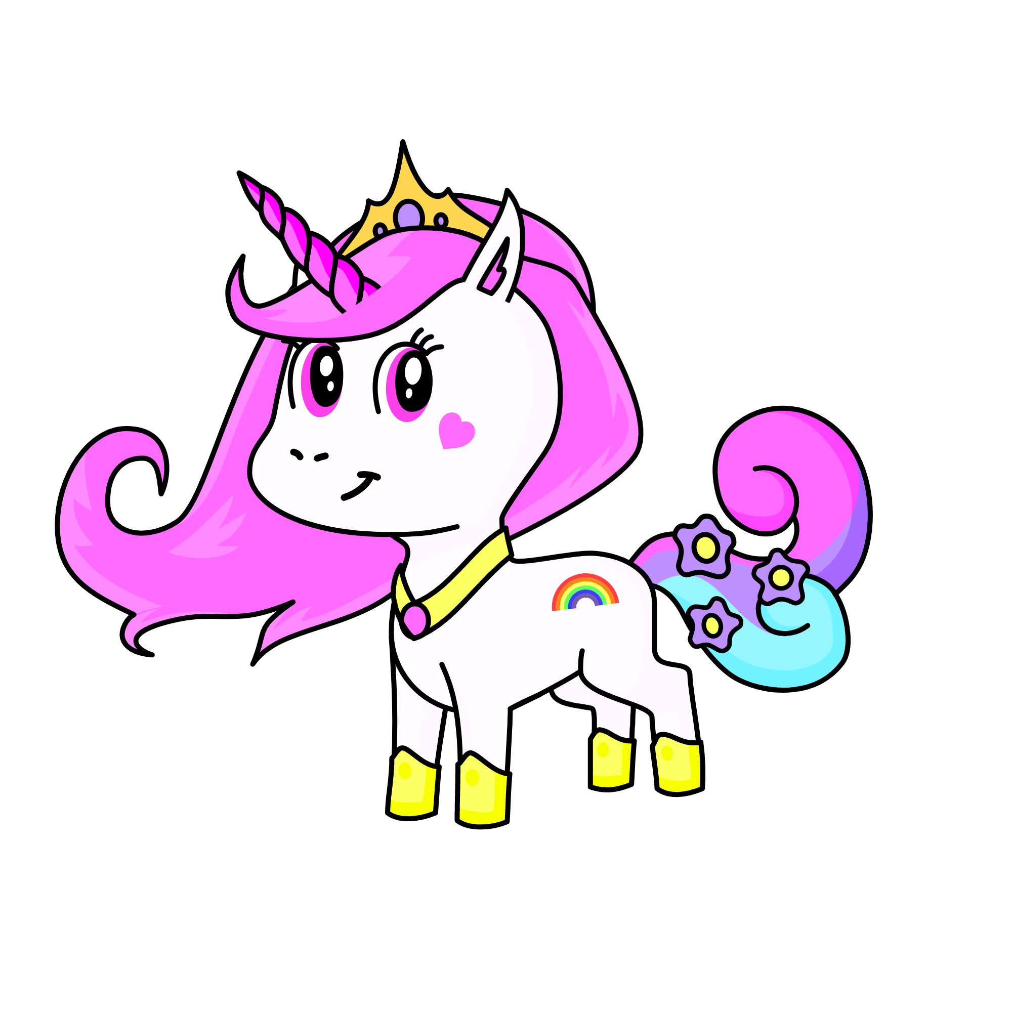 Pastel, the unicorn