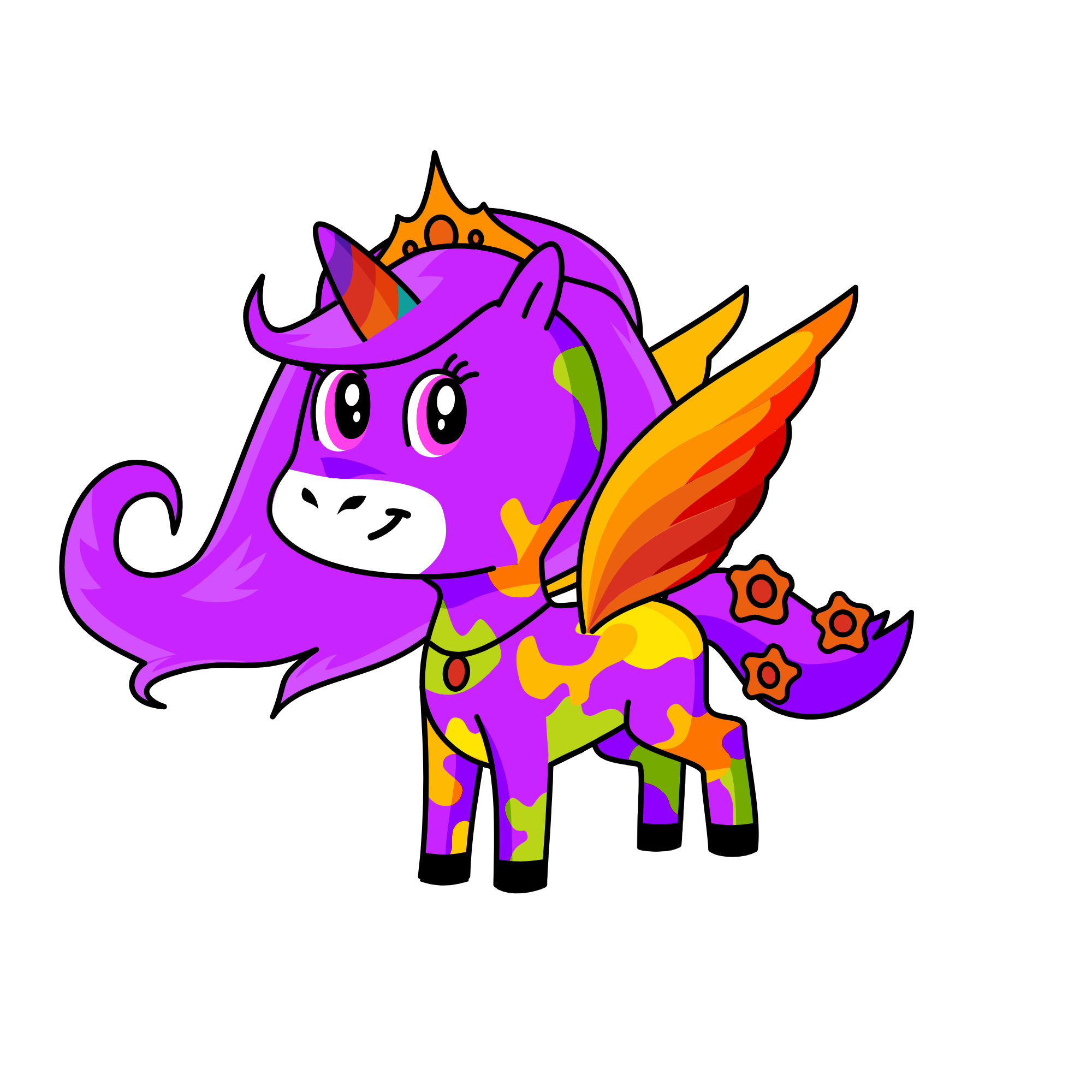 MORGENE, the unicorn