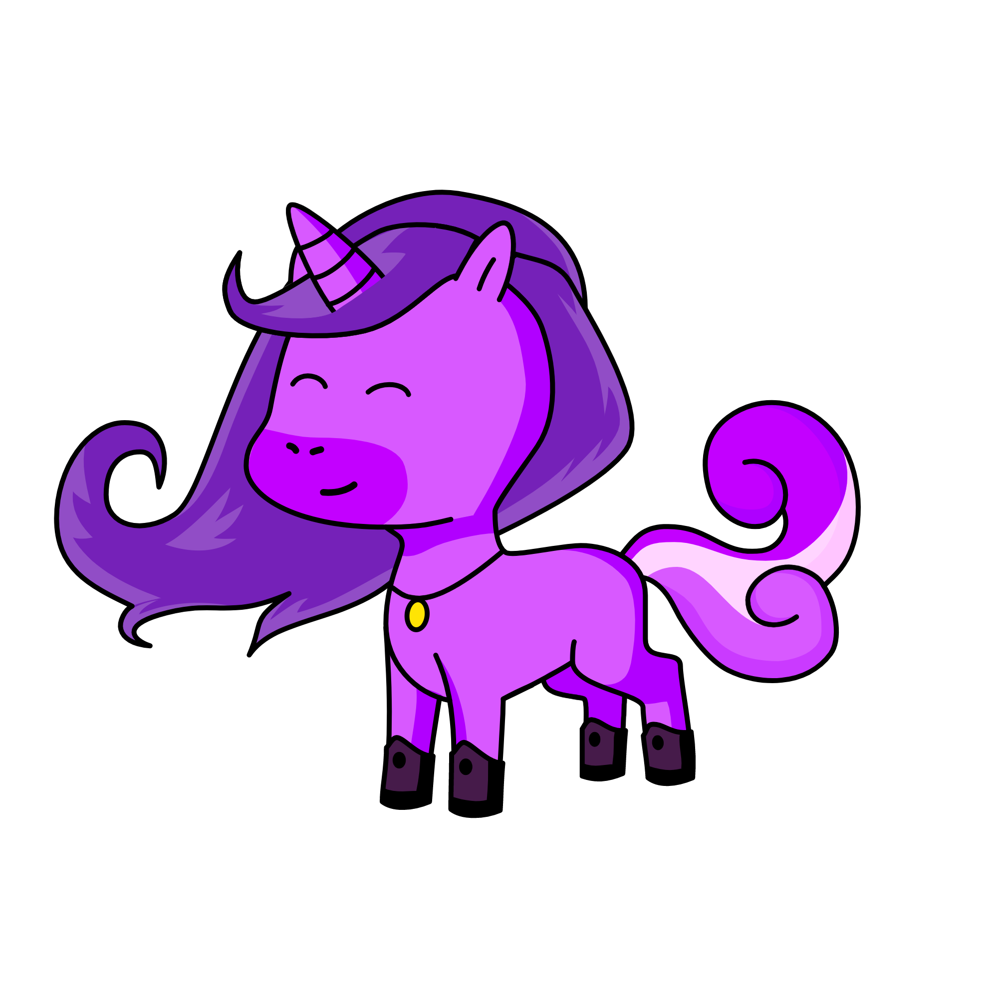 Moonlight, the unicorn