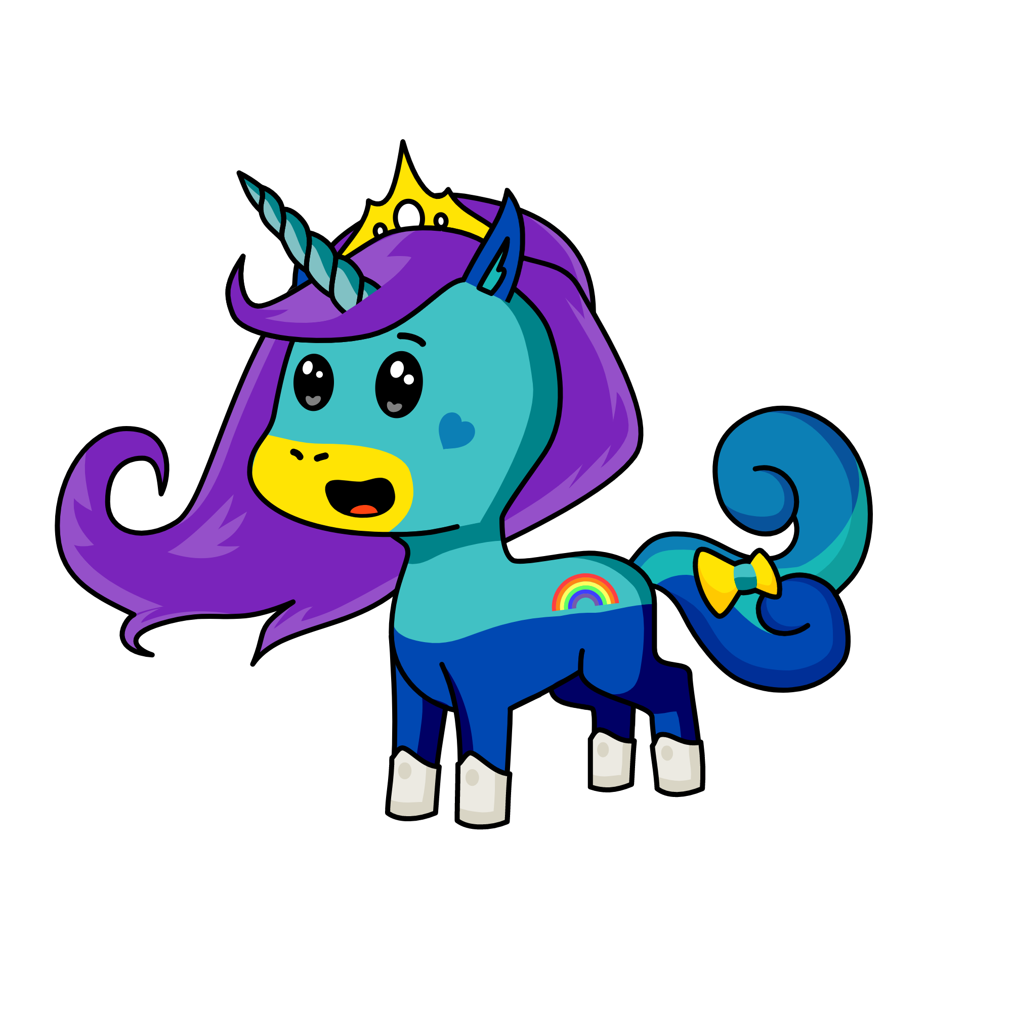 Crystal, the unicorn