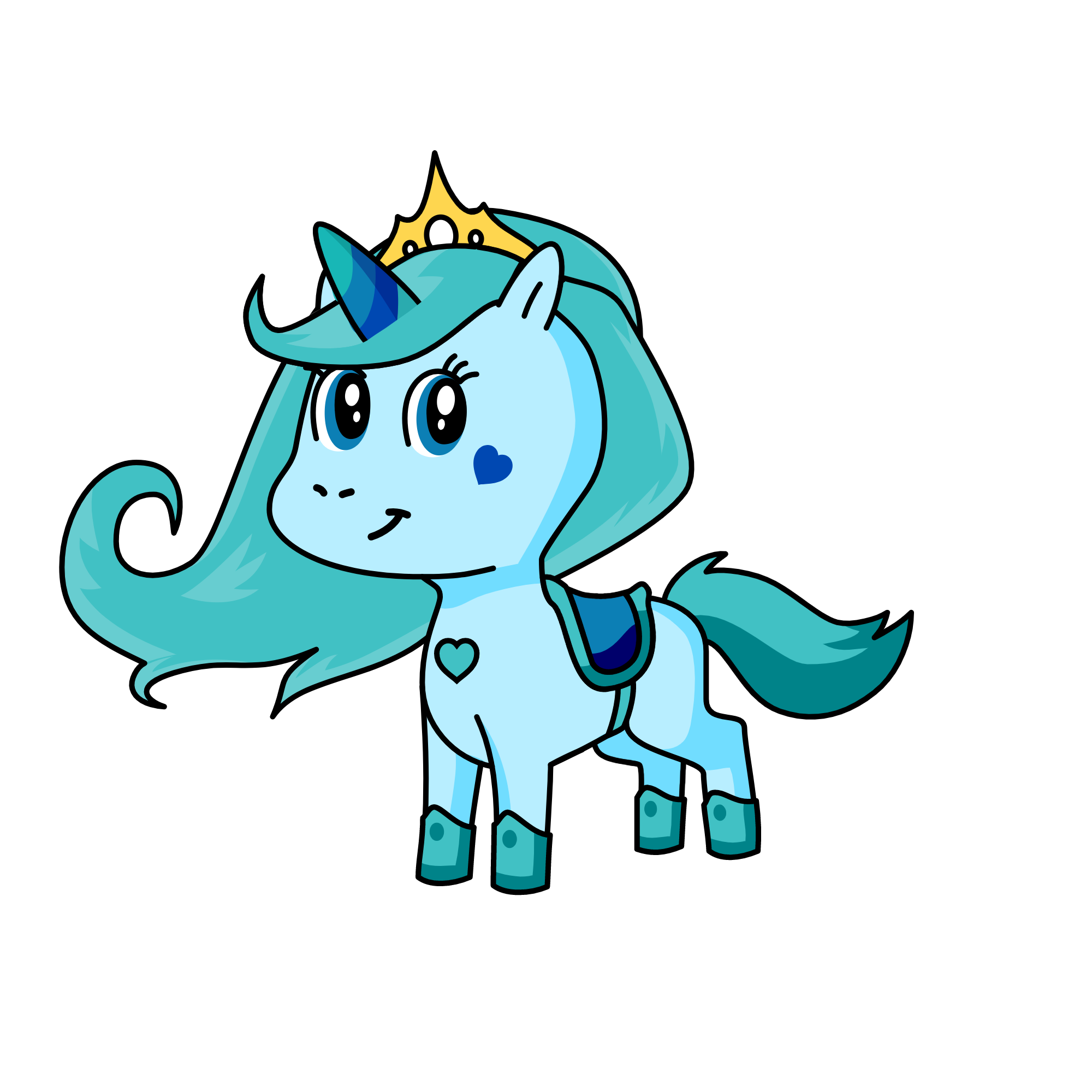 winter, the unicorn