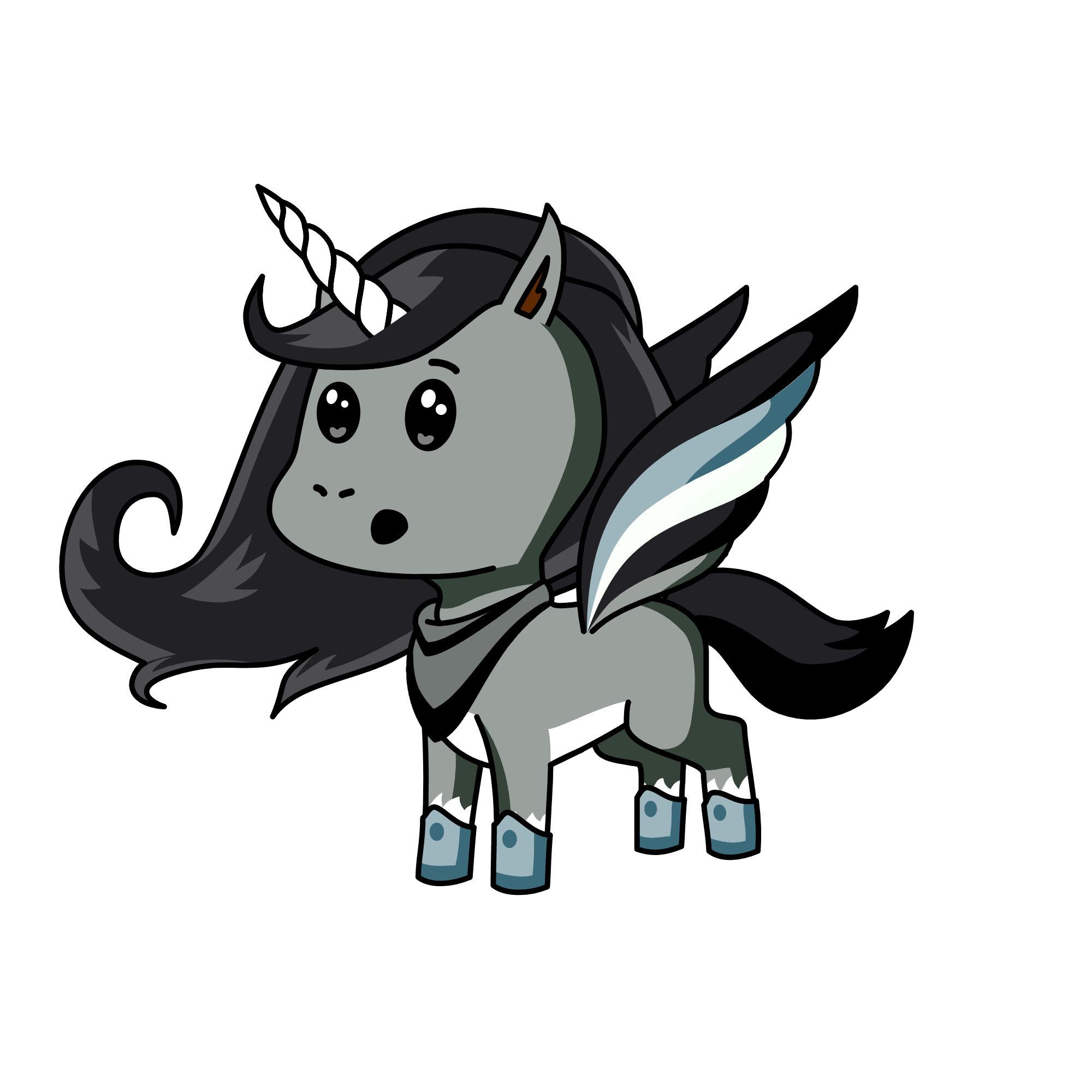 Shadow, the unicorn