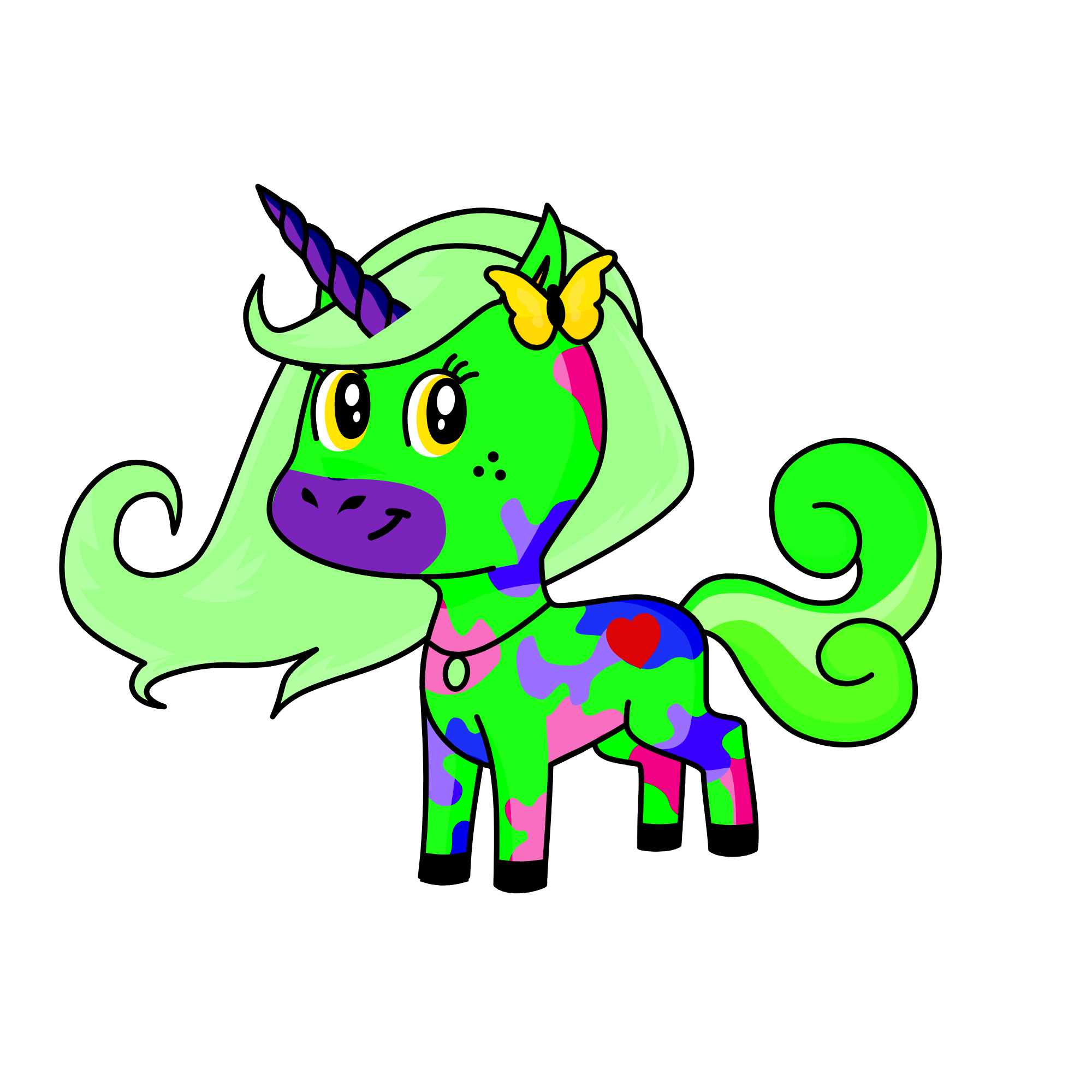 clouver, the unicorn