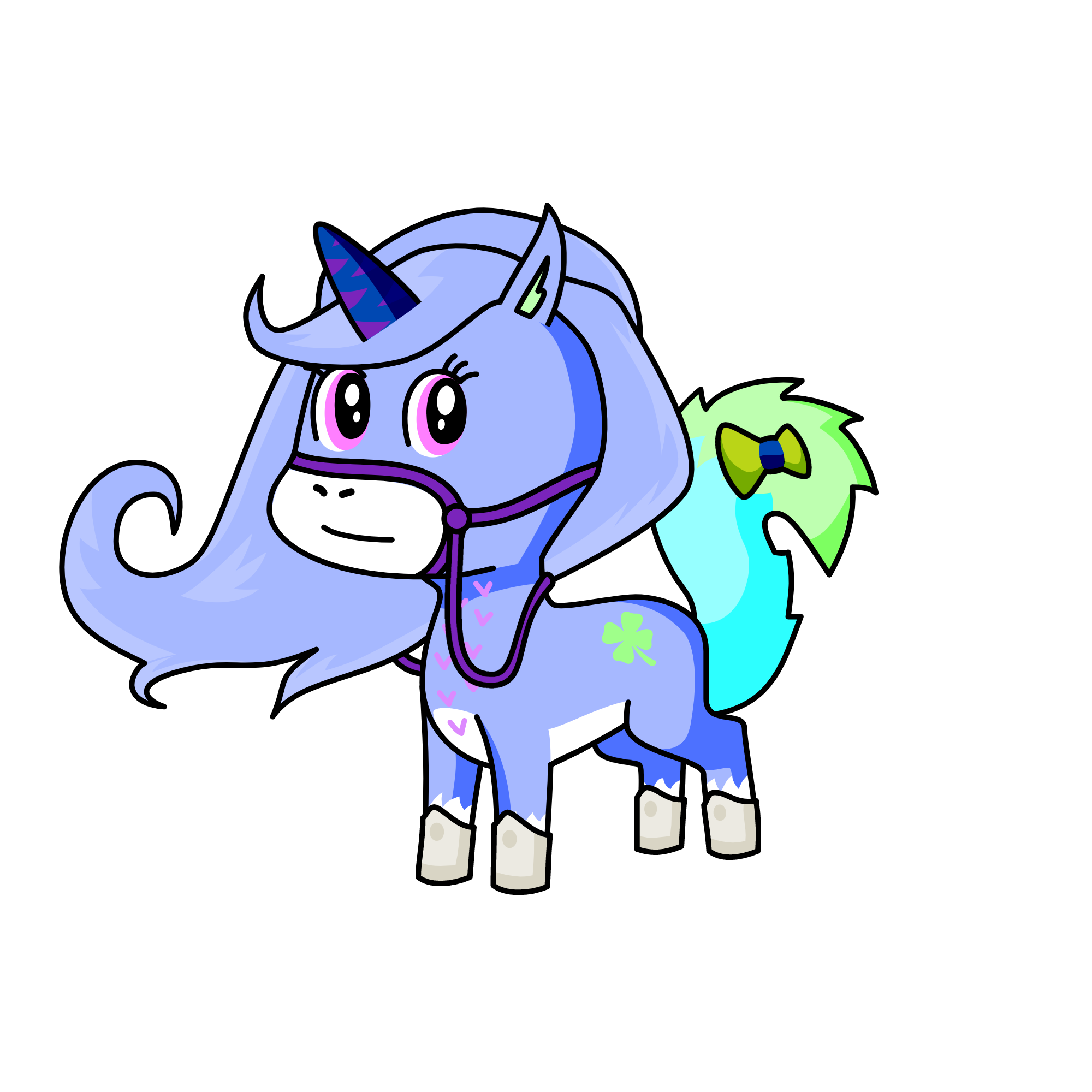 pink, the unicorn