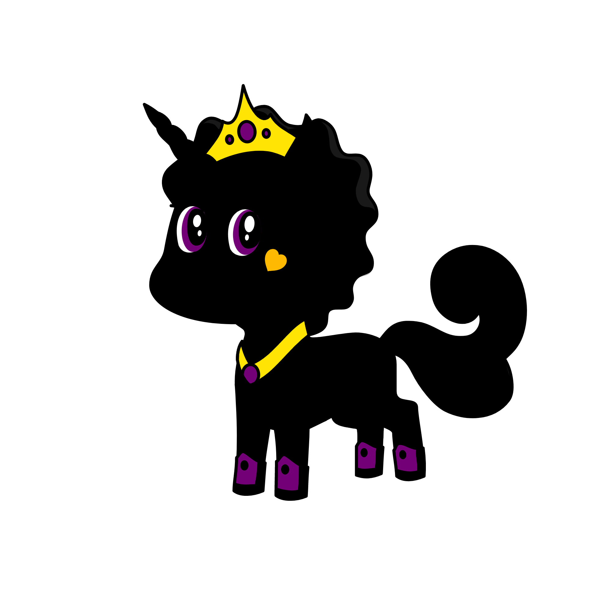 Dark, the unicorn
